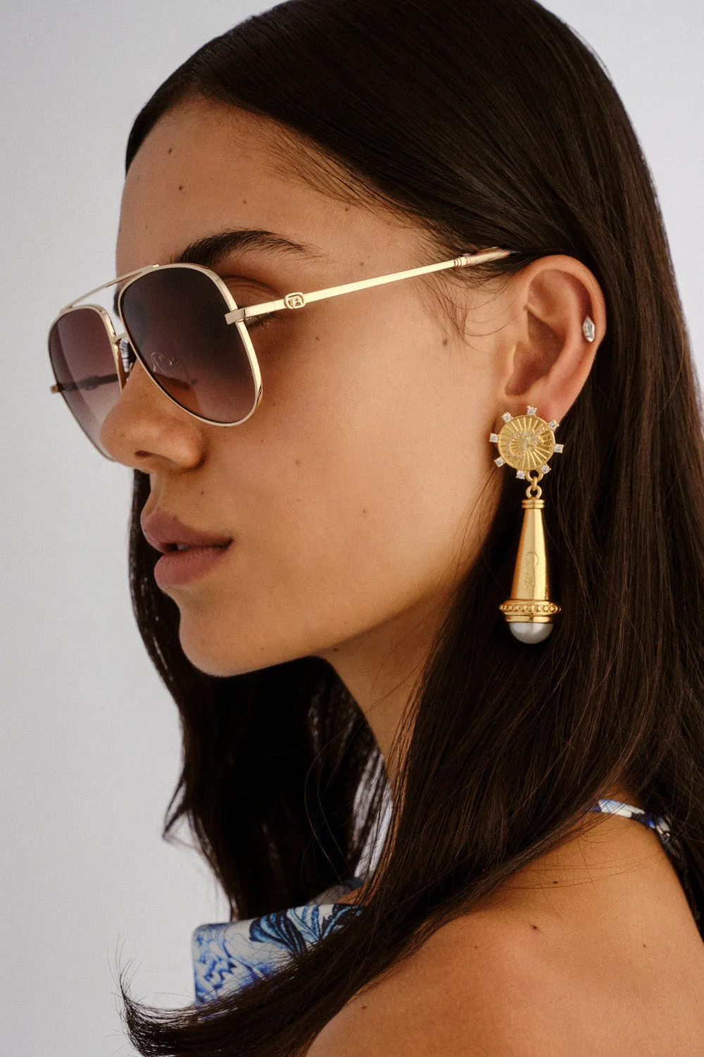 THE VOYAGE SUNGLASSES GOLD / LEOPARD sold by Camilla product image thumbnail 5