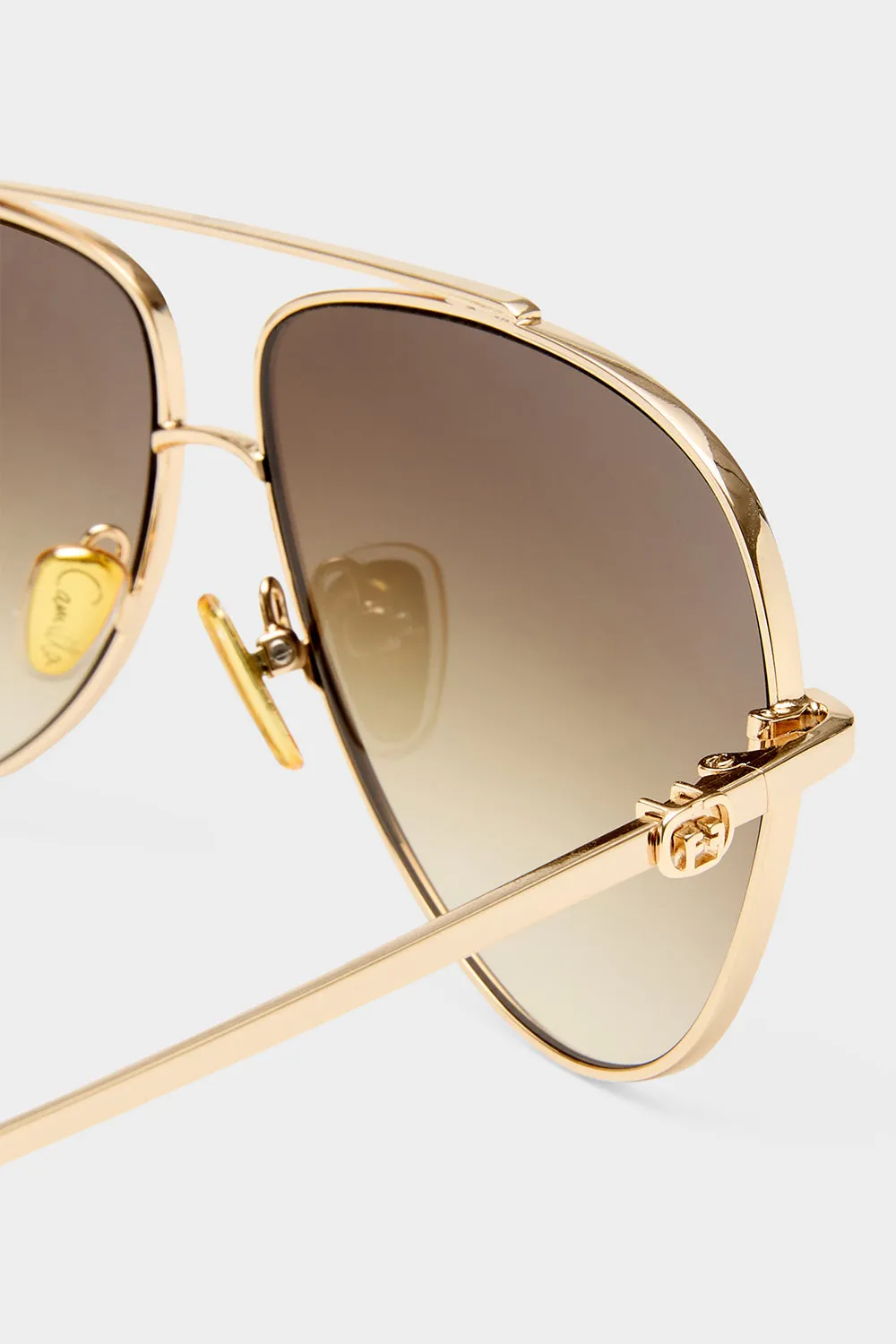 THE VOYAGE SUNGLASSES GOLD / LEOPARD sold by Camilla product image thumbnail 3