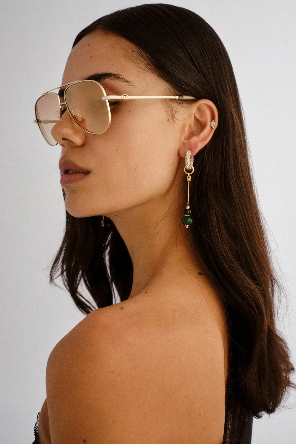 THE VOYAGE SUNGLASSES GOLD / NATURAL TORT sold by Camilla product image thumbnail 5