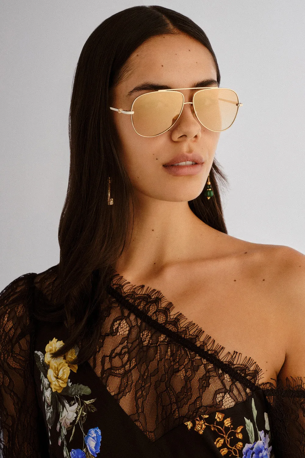 THE VOYAGE SUNGLASSES GOLD / NATURAL TORT sold by Camilla product image thumbnail 4