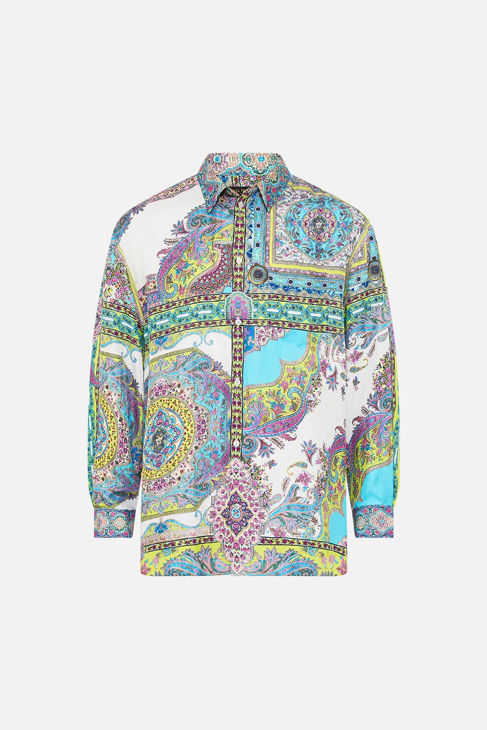 LONG SLEEVE OVERSIZED SHIRT MAGIC CARPET RIDE sold by Camilla product image thumbnail 3