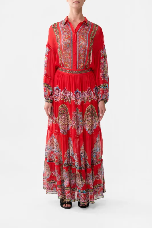 TIERED MAXI SKIRT ARTISANS OF ANATOLIA sold by Camilla