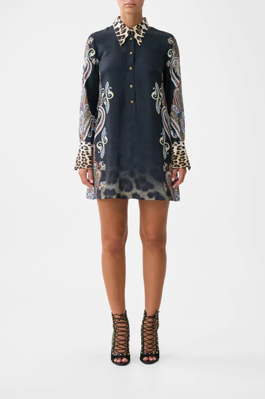 MINI SHIRT DRESS ISTANBUL ANIMALIA made by Camilla