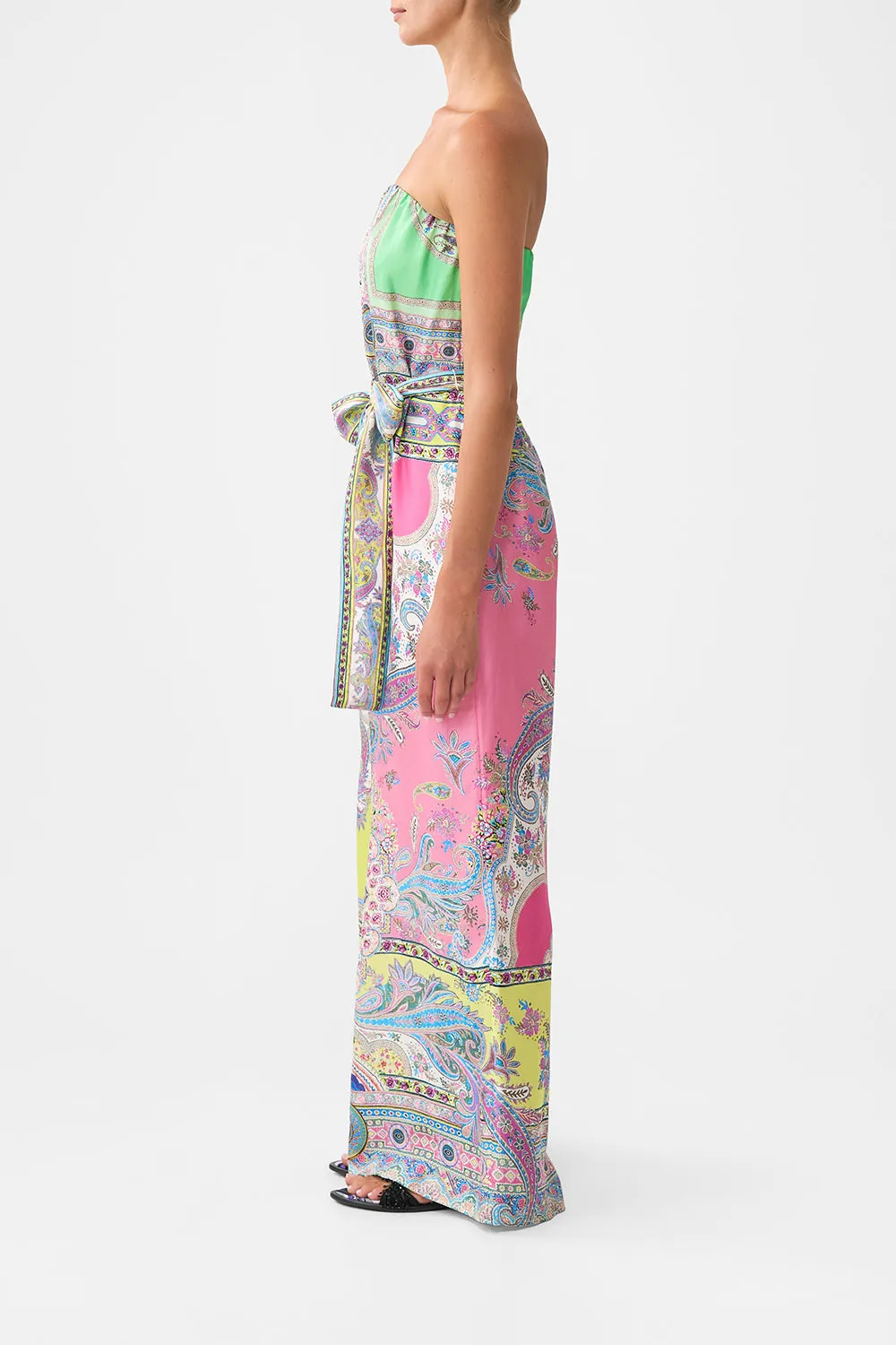 TIE WAIST STRAPLESS JUMPSUIT MAGIC CARPET RIDE sold by Camilla product image thumbnail 4