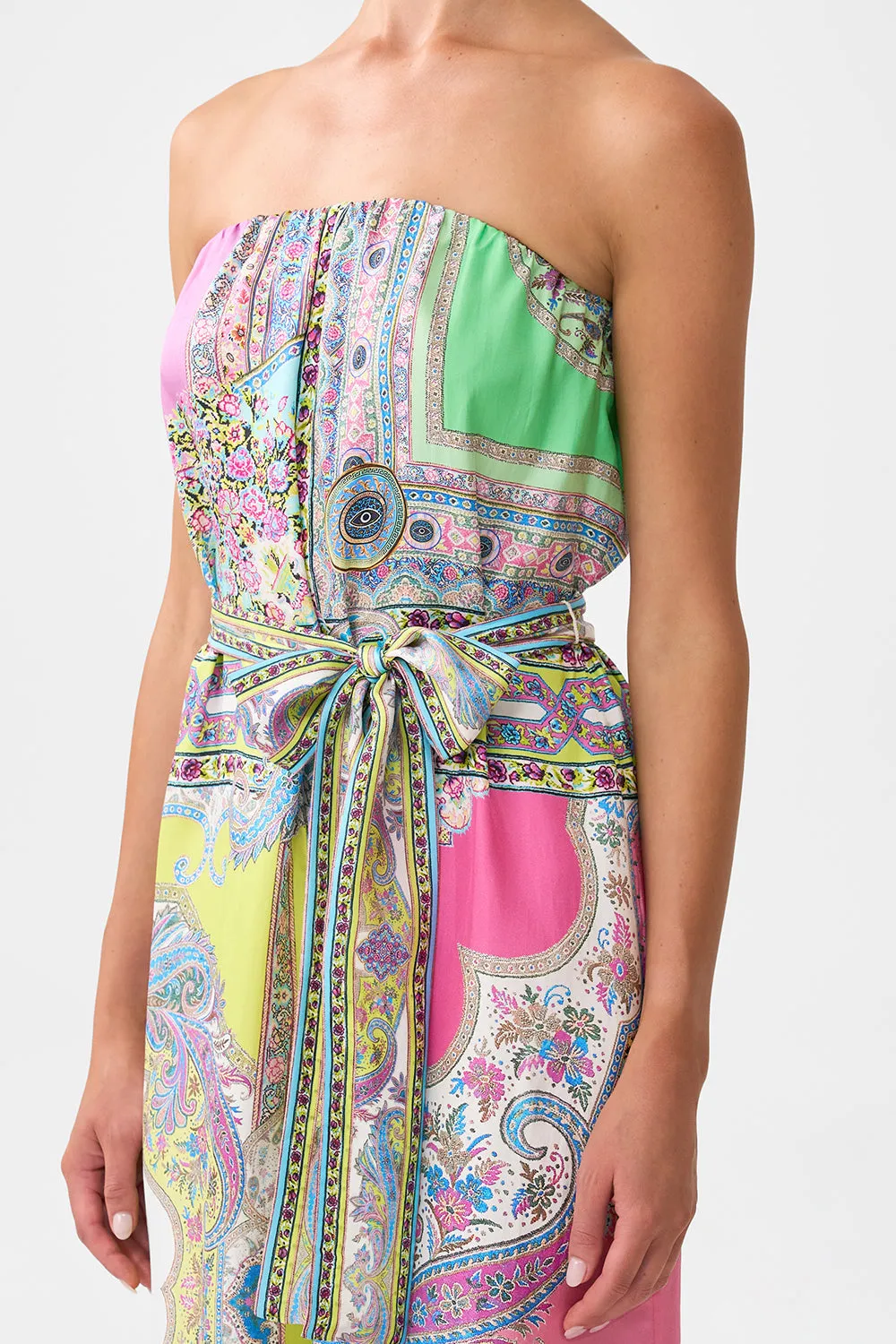 TIE WAIST STRAPLESS JUMPSUIT MAGIC CARPET RIDE sold by Camilla product image thumbnail 5