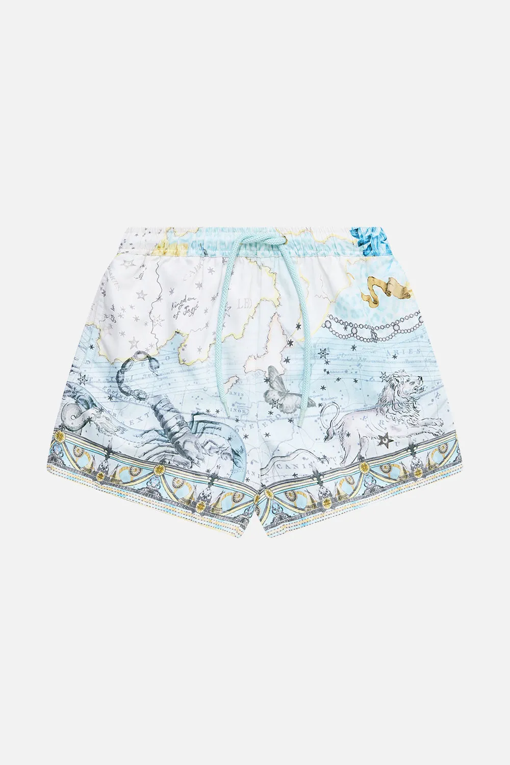 BOYS MID LENGTH BOARDSHORT W ELASTIC WAIST MY LUCKY STARS sold by Camilla