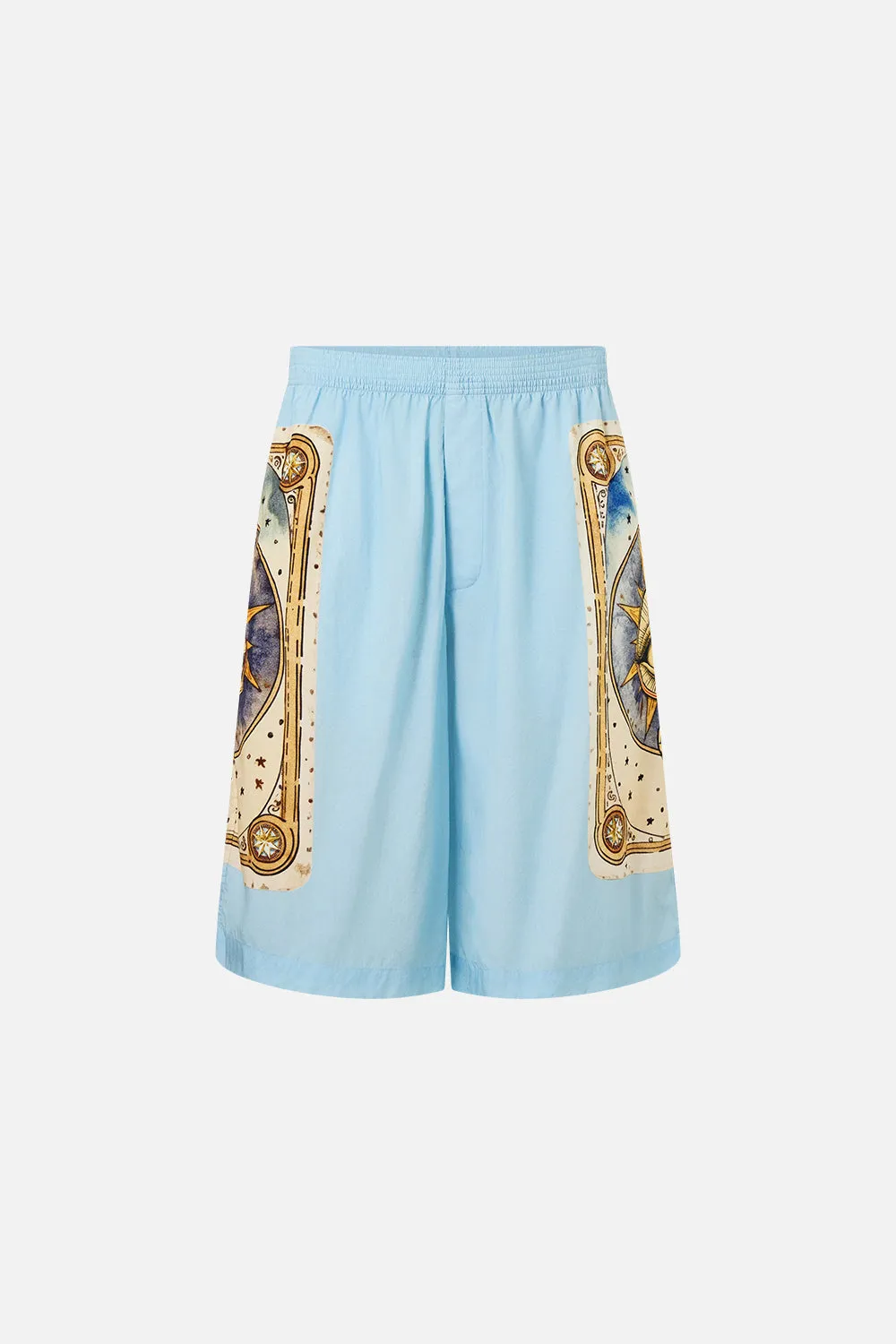 BAGGY LONG WALK SHORT WITH ELASTIC WAIST HOUSE OF HOROSCOPES sold by Camilla