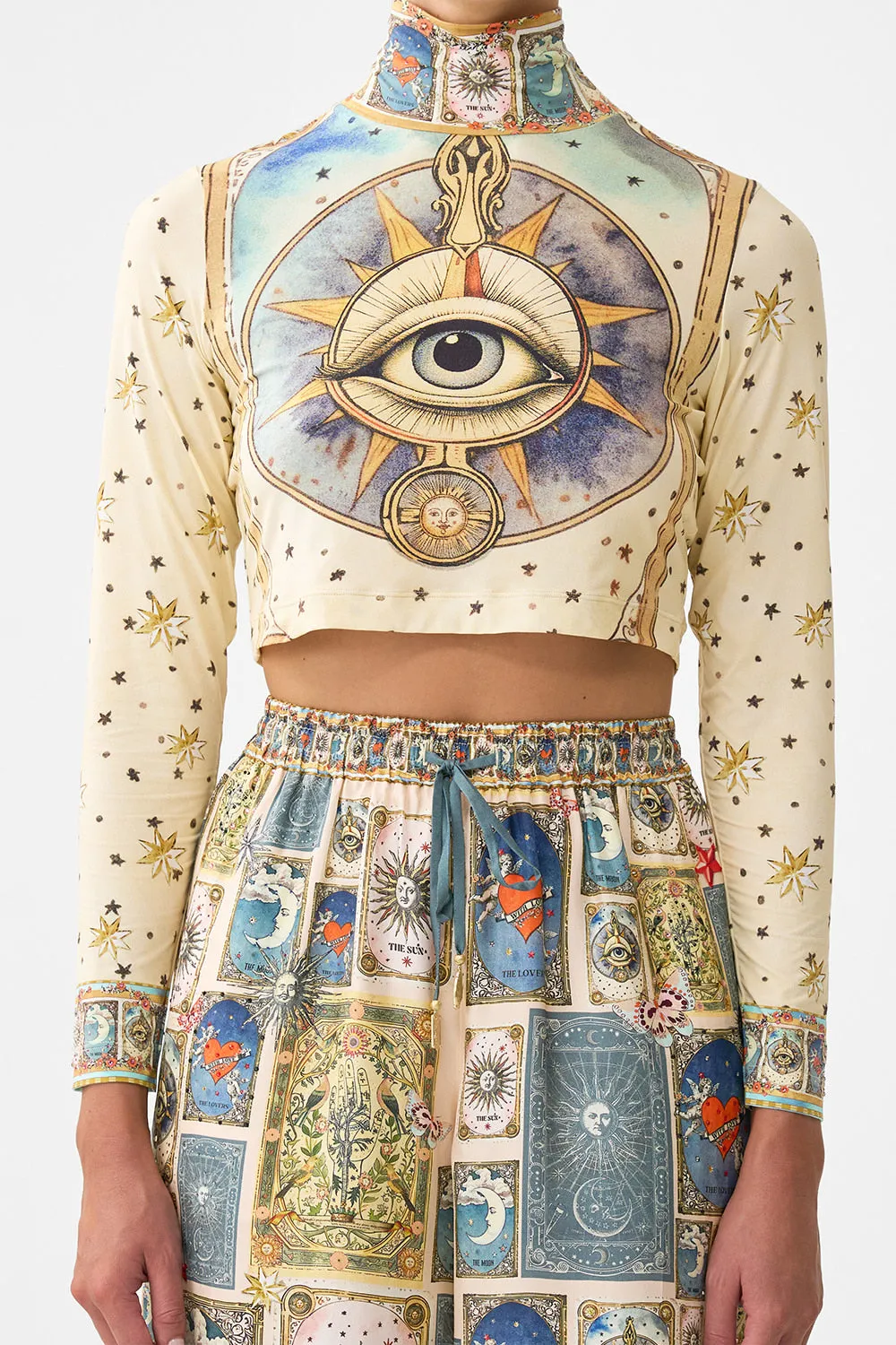 CROPPED JERSEY TURTLENECK MY LUCKY STARS sold by Camilla product image thumbnail 5