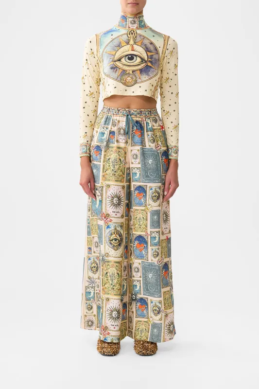 CROPPED JERSEY TURTLENECK MY LUCKY STARS made by Camilla