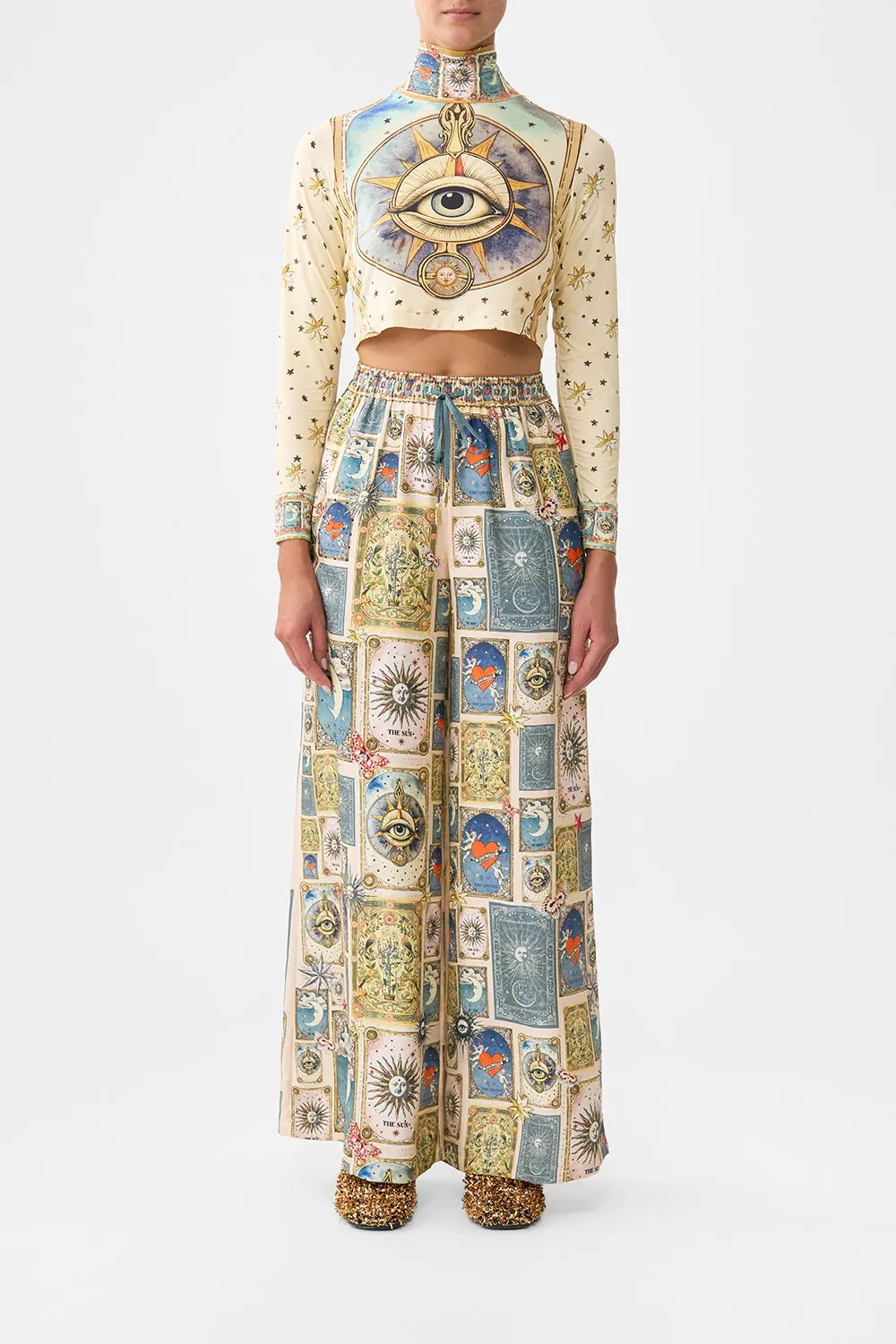 CROPPED JERSEY TURTLENECK MY LUCKY STARS sold by Camilla