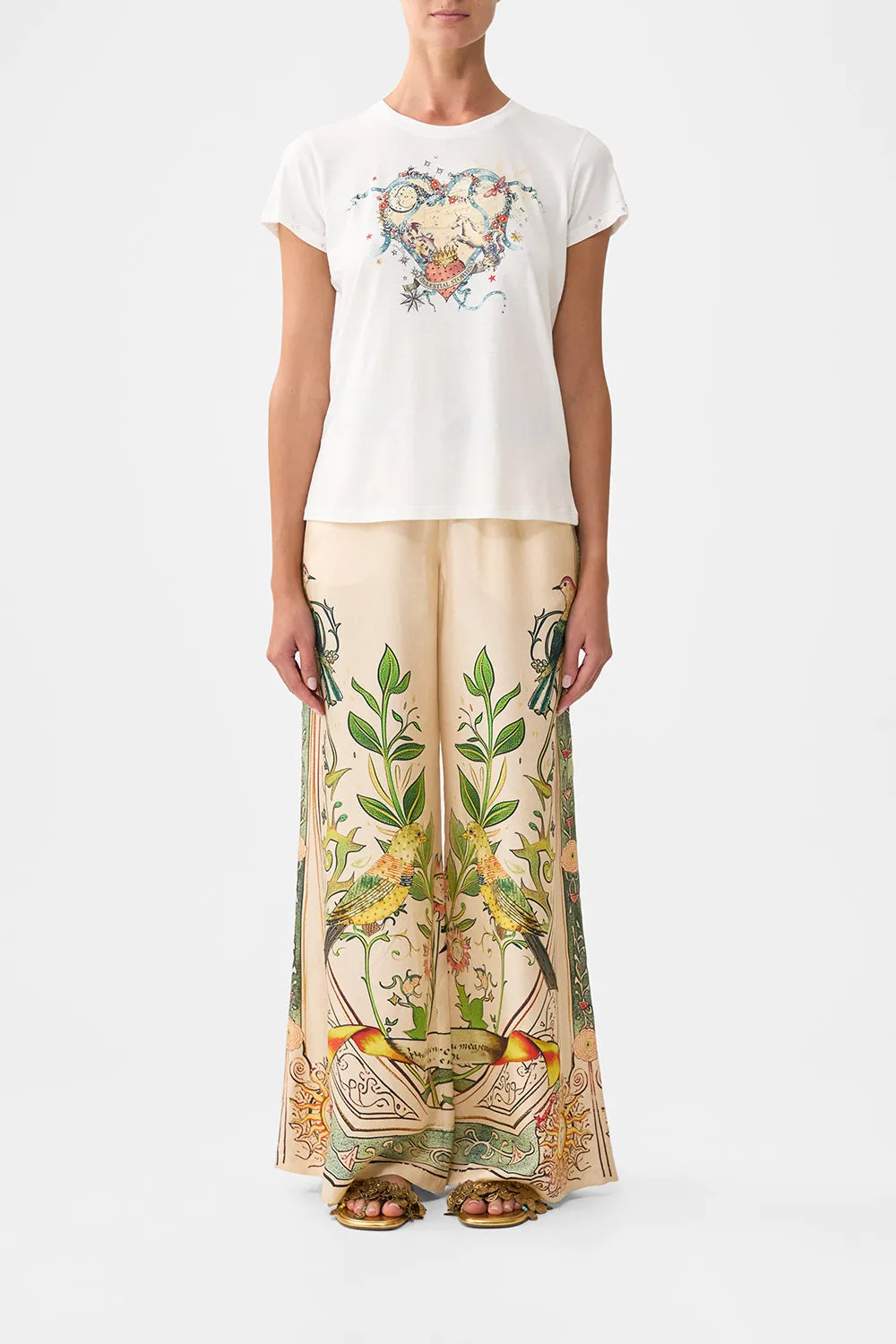 SLIM FIT ROUND NECK T-SHIRT HOUSE OF HOROSCOPES sold by Camilla