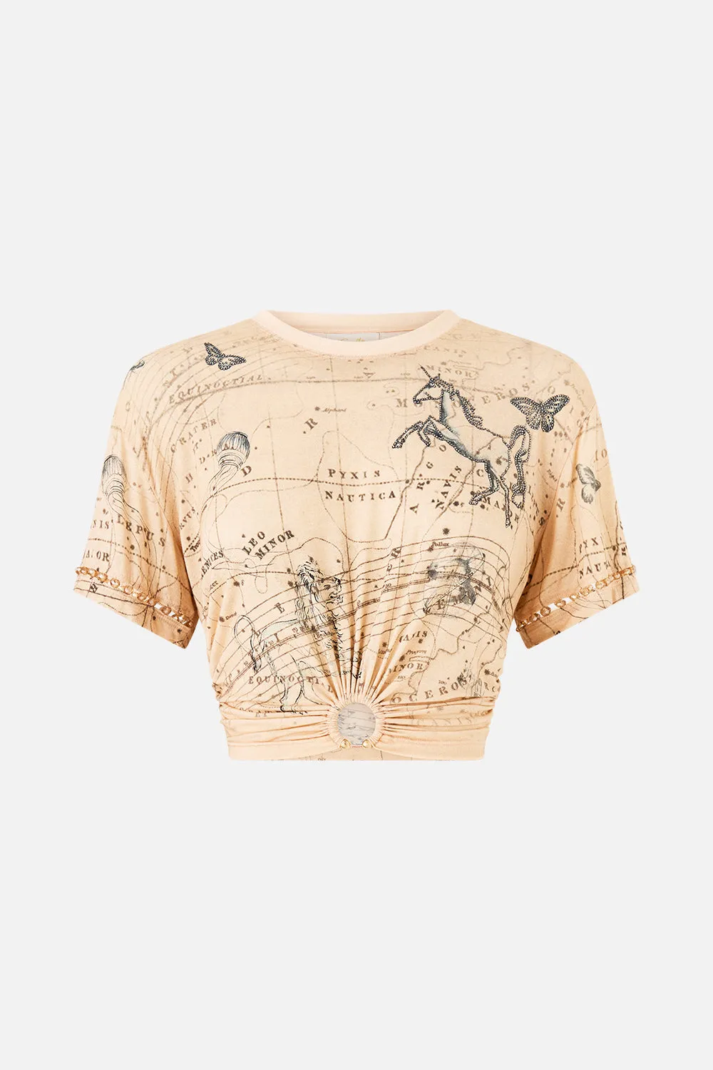 JERSEY T-SHIRT WITH HARDWARE HOUSE OF HOROSCOPES sold by Camilla product image thumbnail 3