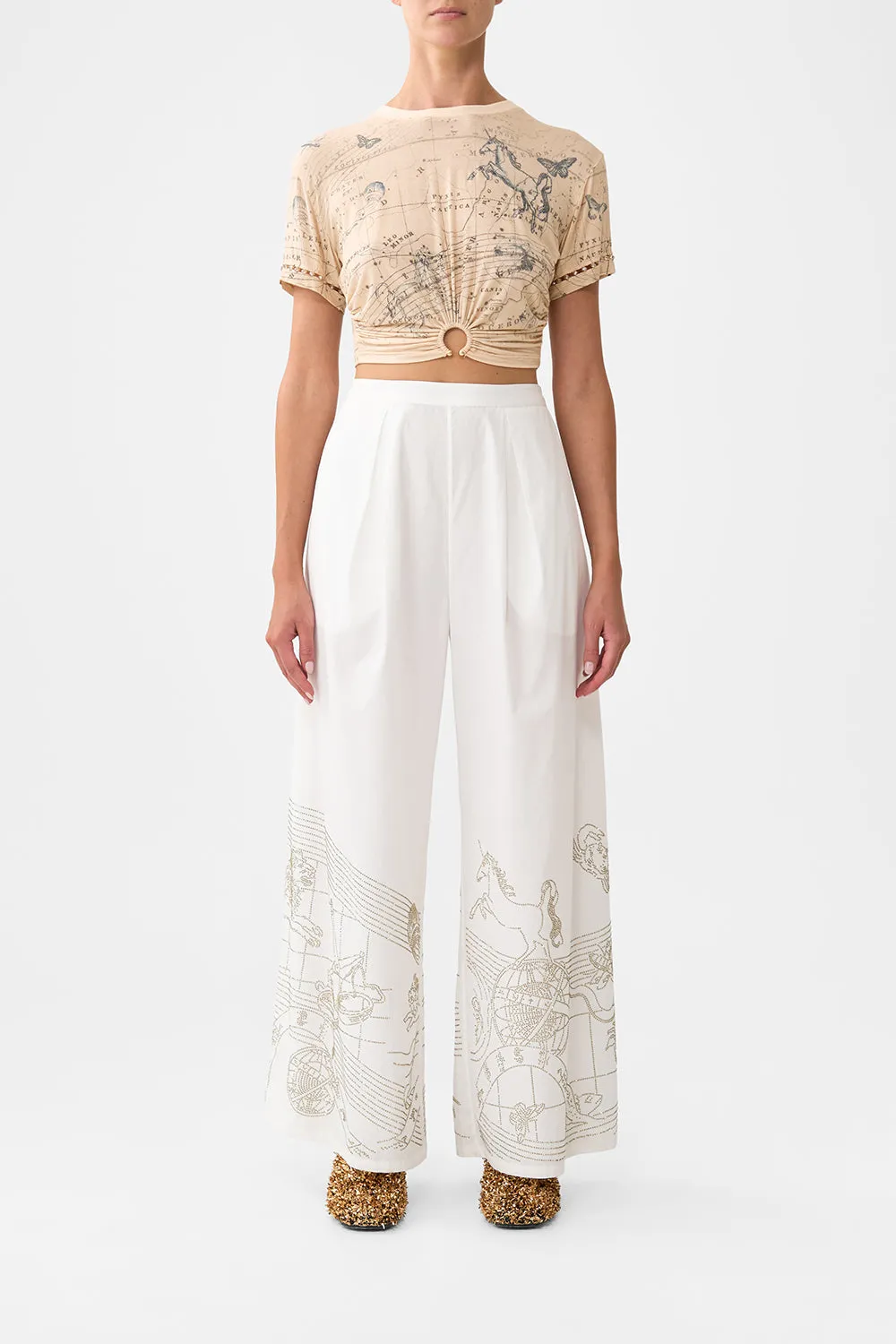 JERSEY T-SHIRT WITH HARDWARE HOUSE OF HOROSCOPES sold by Camilla