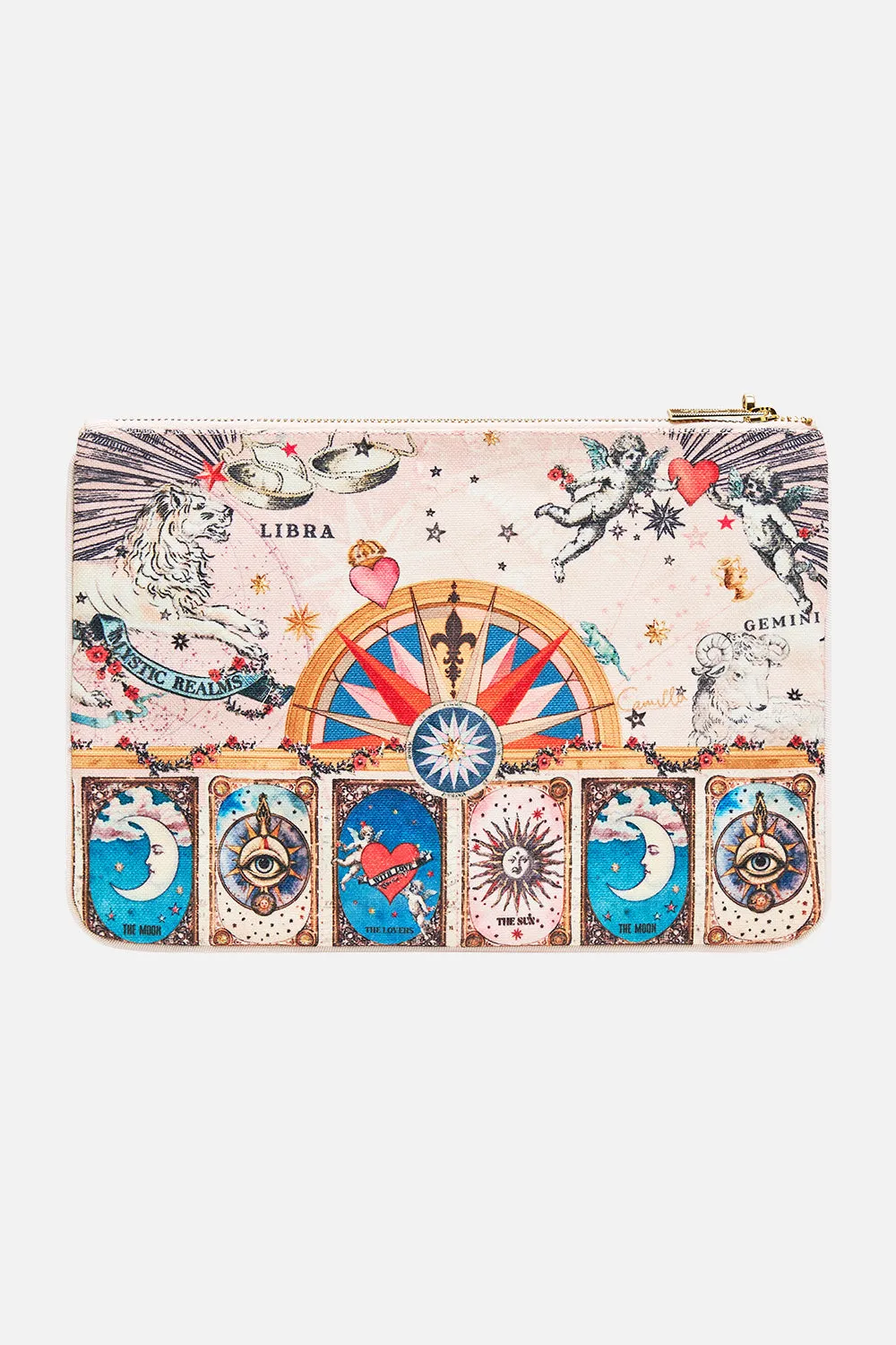 SMALL CANVAS CLUTCH HOUSE OF HOROSCOPES sold by Camilla product image thumbnail 2