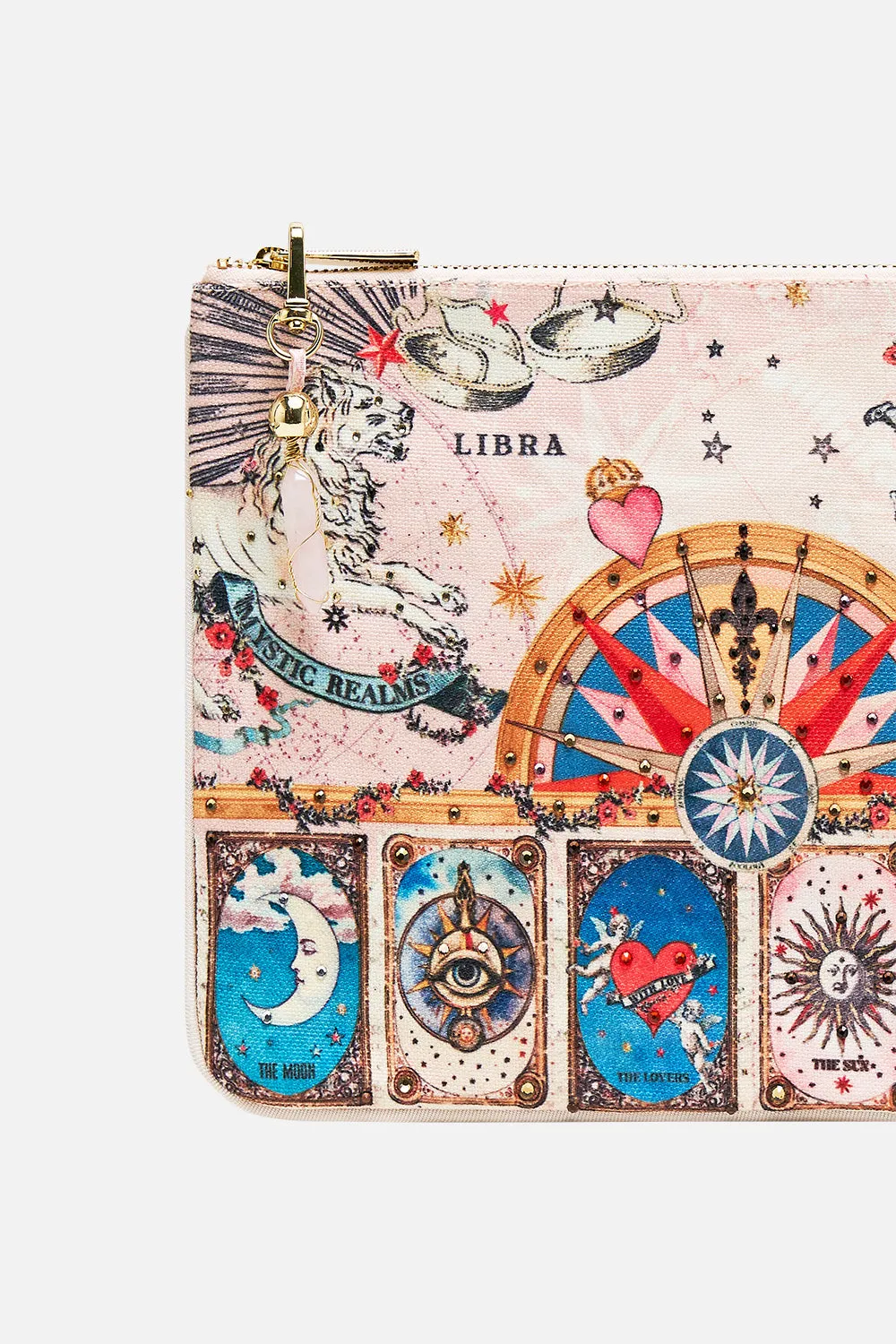 SMALL CANVAS CLUTCH HOUSE OF HOROSCOPES sold by Camilla product image thumbnail 3