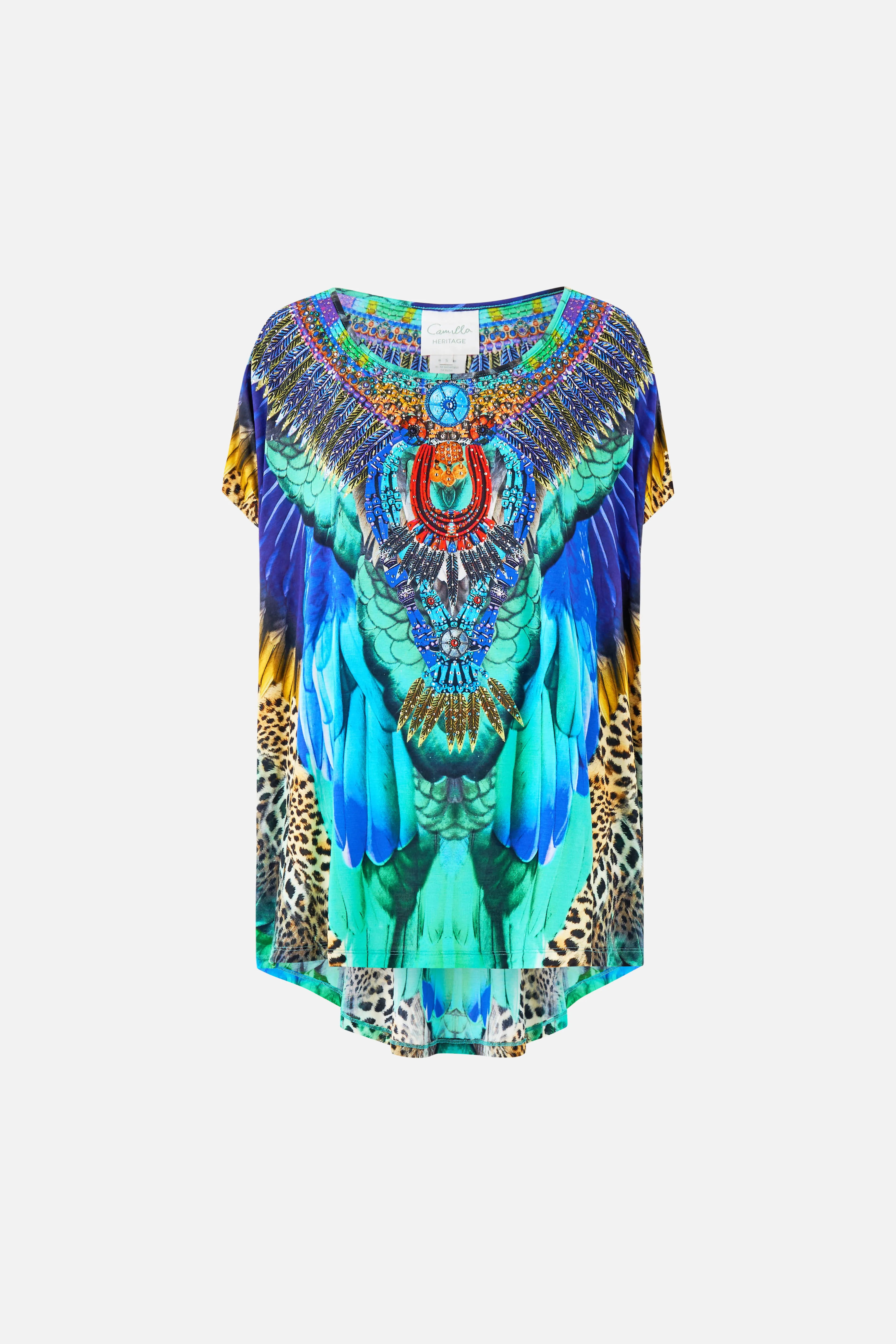 LOOSE FIT TEE JUNGLE FLIGHT sold by Camilla