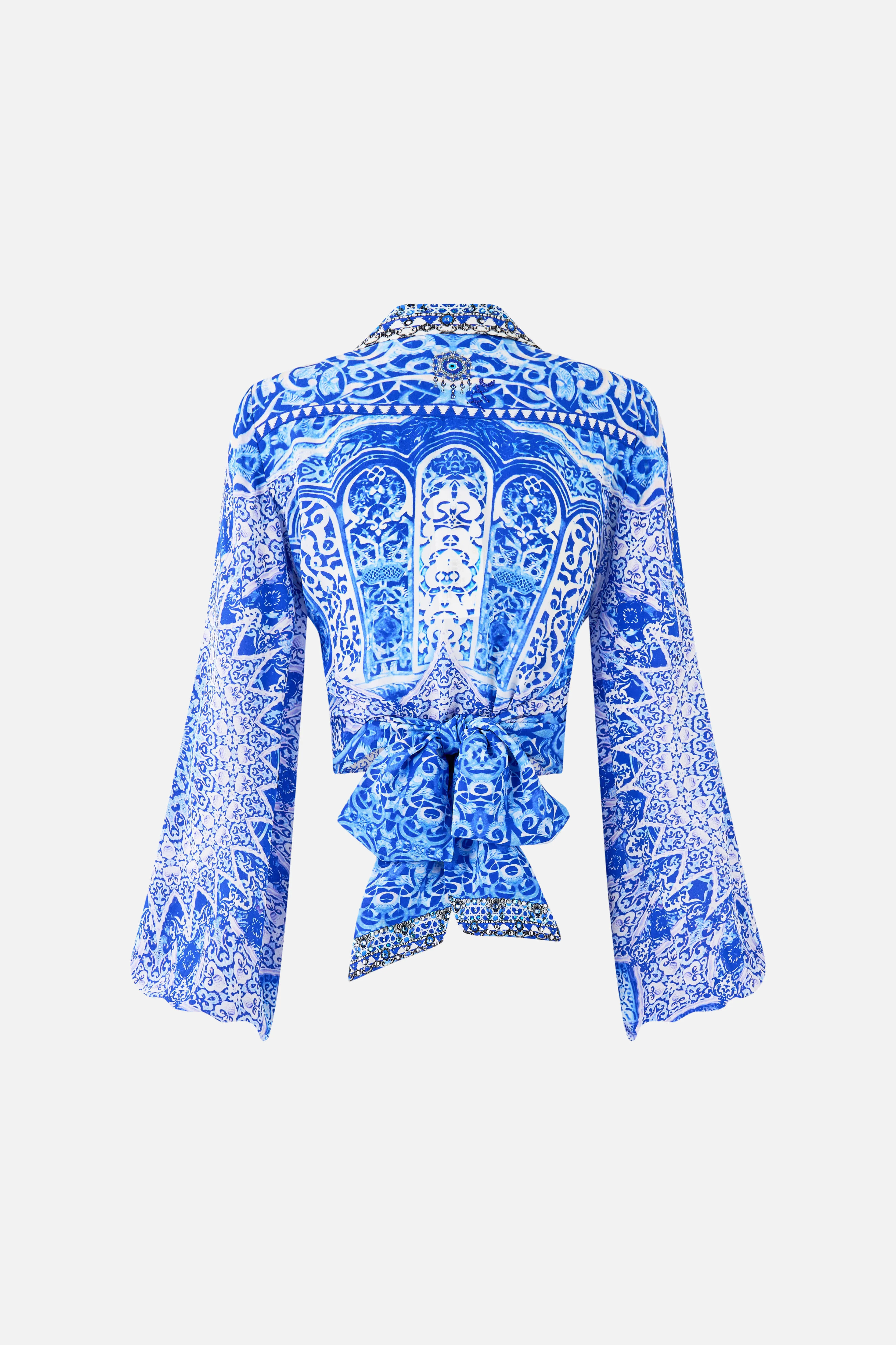 CROPPED WRAP SHIRT THE BOSPHOROUS sold by Camilla product image thumbnail 2