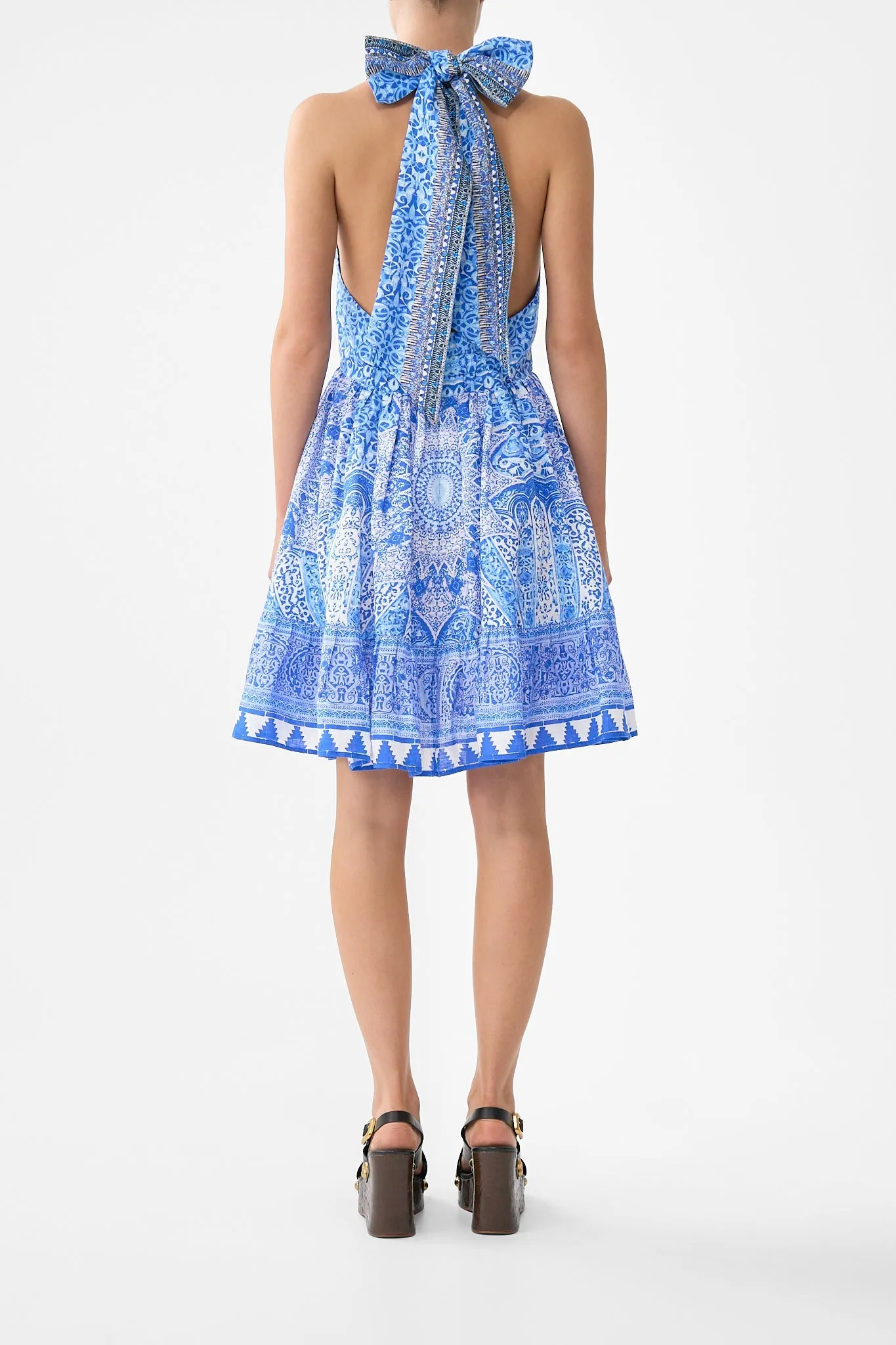 RUFFLE HEM HALTER SHORT DRESS THE BOSPHOROUS sold by Camilla product image thumbnail 2