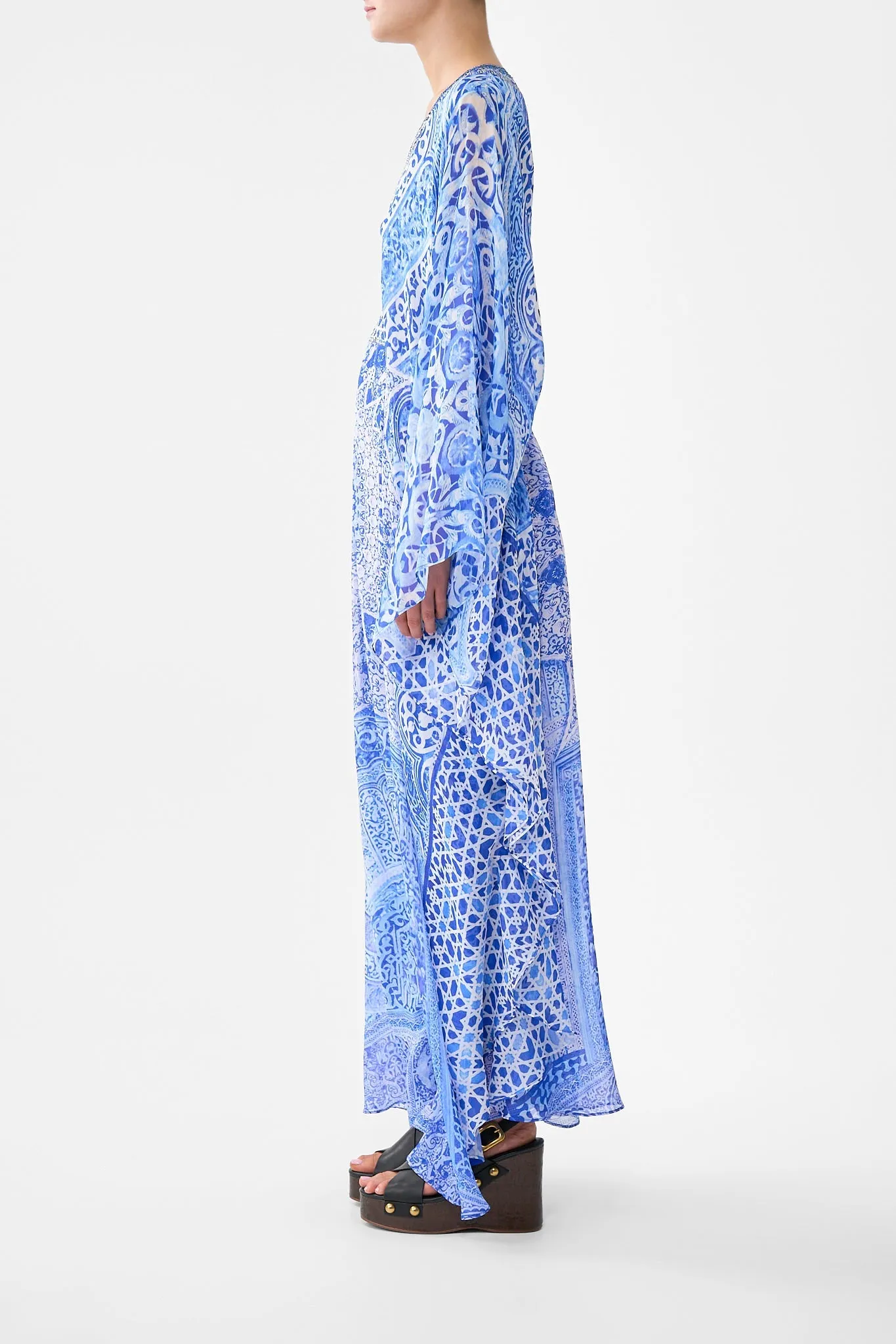 LONG KAFTAN WITH WAIST DETAIL THE BOSPHOROUS sold by Camilla product image thumbnail 4