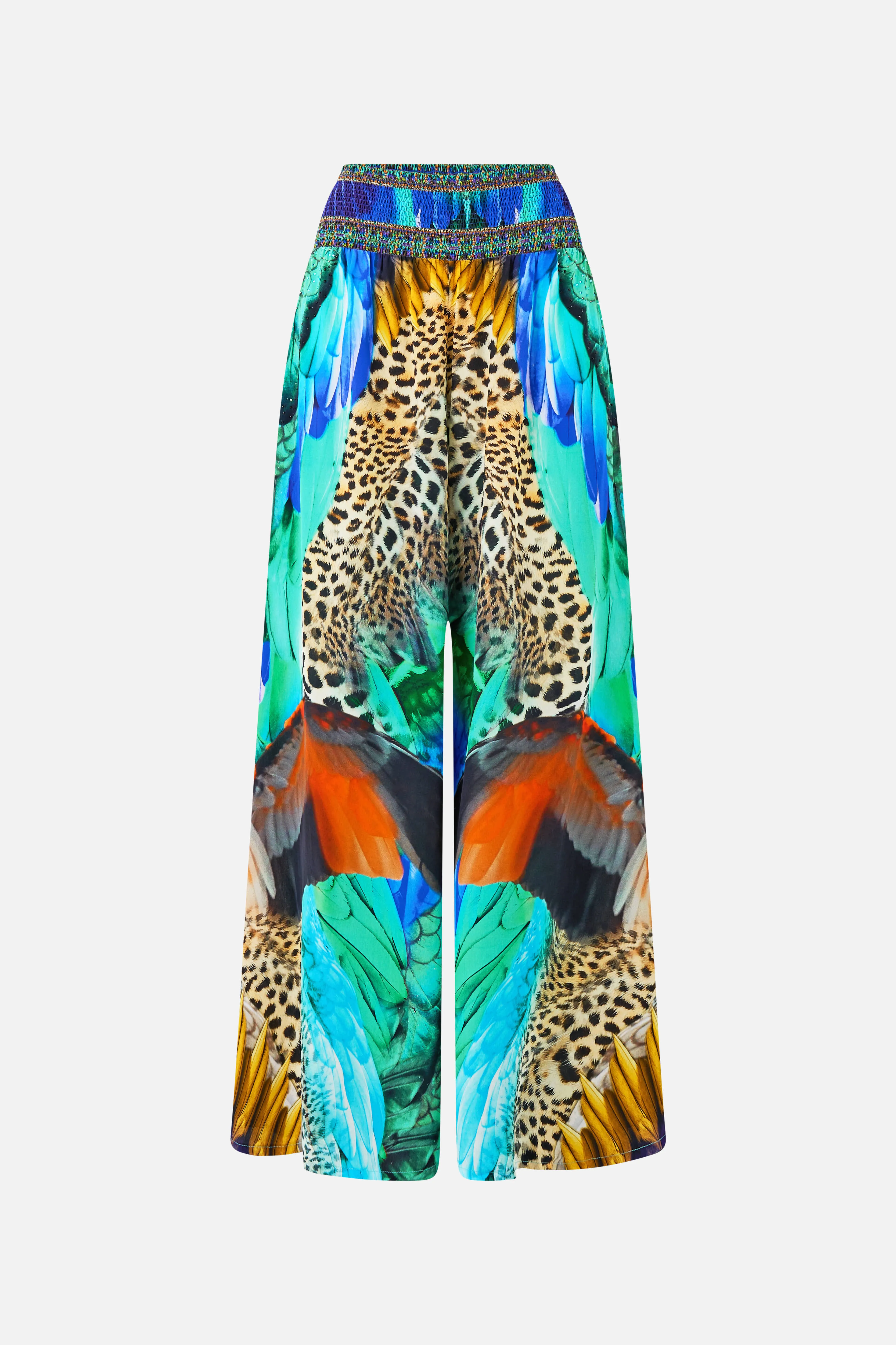 SHIRRED WAIST PANT JUNGLE FLIGHT sold by Camilla