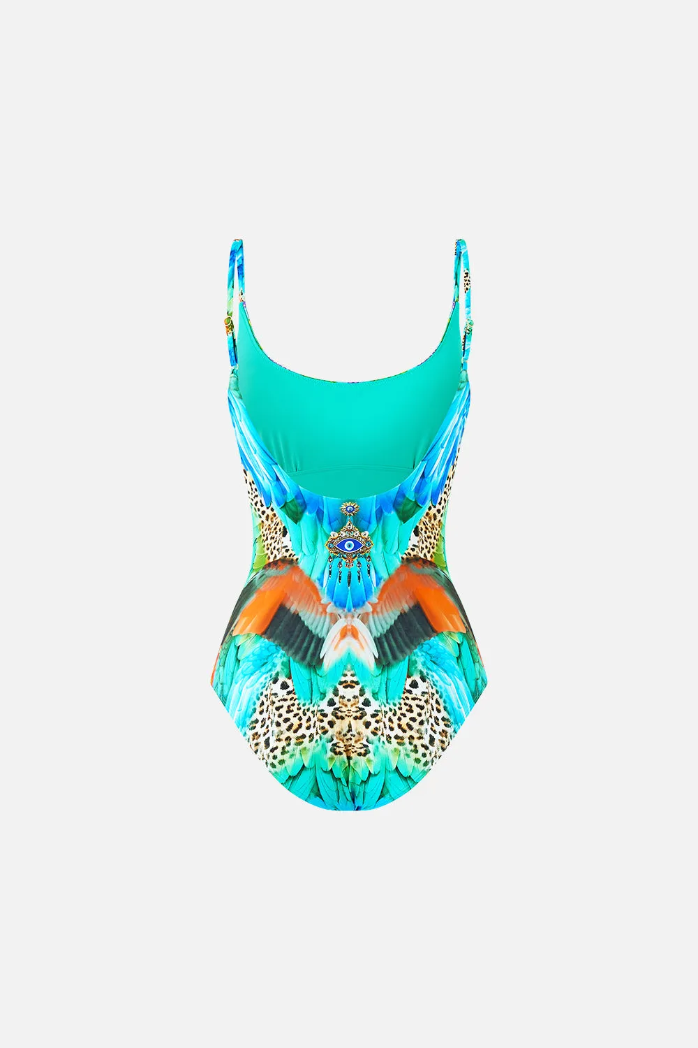 SCOOP NECK ONE PIECE WITH SCOOP BACK JUNGLE FLIGHT sold by Camilla product image thumbnail 2