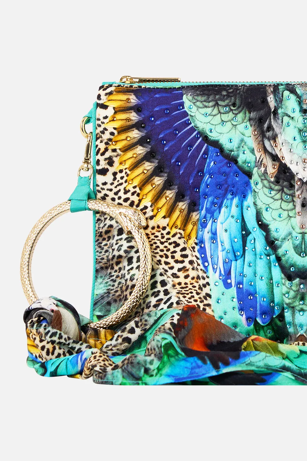 RING SCARF CLUTCH JUNGLE FLIGHT sold by Camilla product image thumbnail 2
