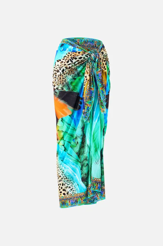 MULTI WEAR LONG SARONG JUNGLE FLIGHT sold by Camilla