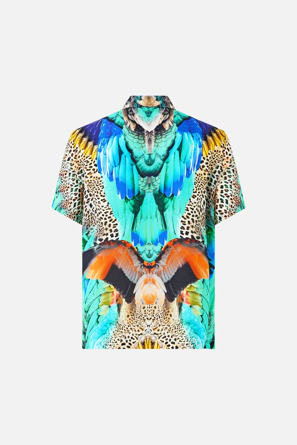 SHORT SLEEVE CAMP COLLARED SHIRT JUNGLE FLIGHT sold by Camilla product image thumbnail 2
