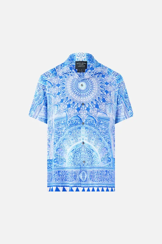 SHORT SLEEVE CAMP COLLARED SHIRT THE BOSPHOROUS sold by Camilla