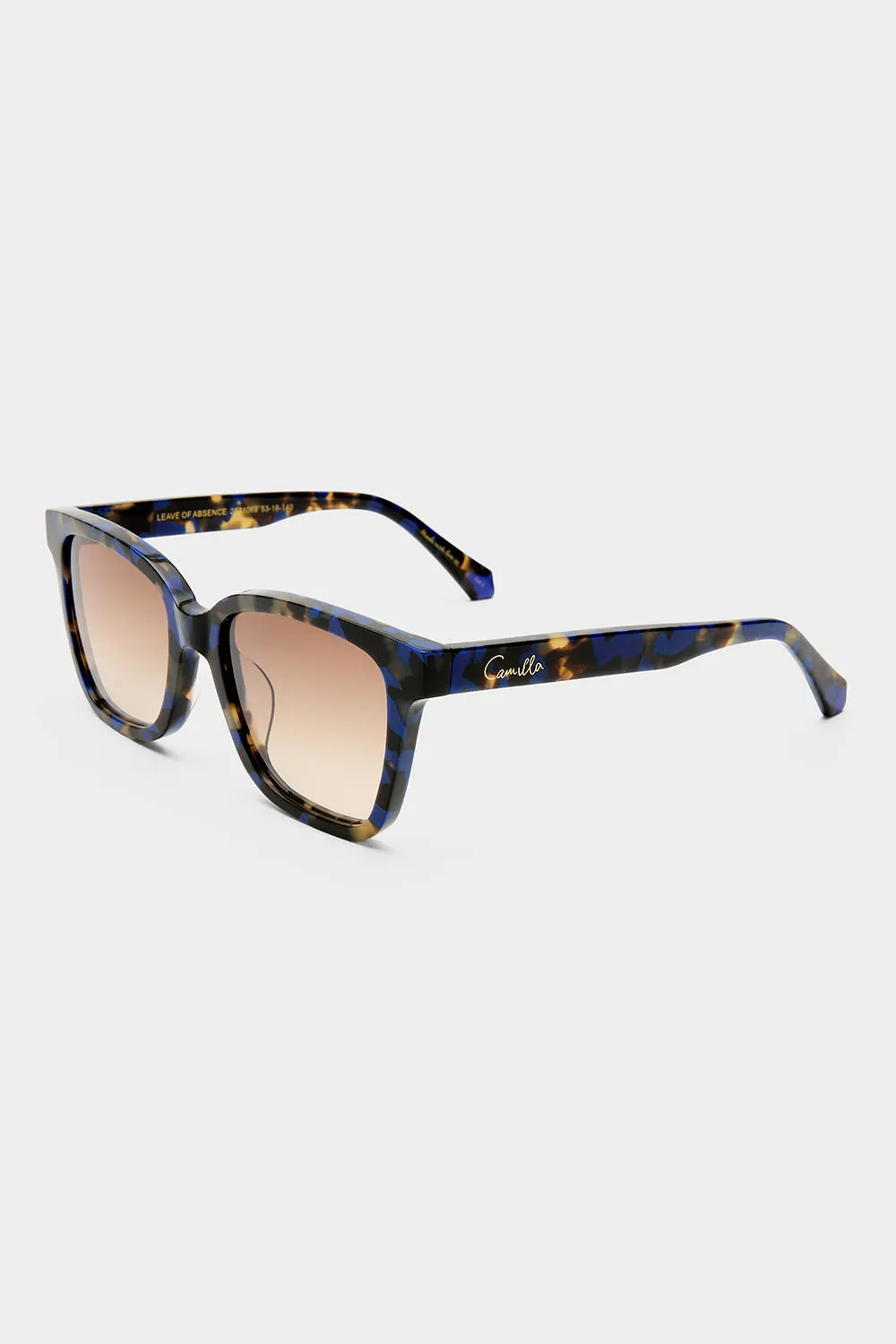 LEAVE OF ABSENCE SUNGLASSES COBALT TORT sold by Camilla