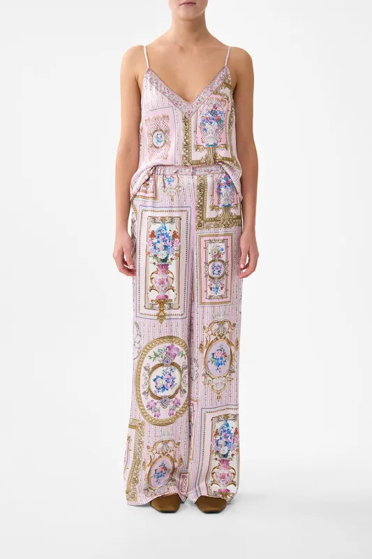 BUTTON FRONT LOUNGE PANT PALATIAL PASTELS sold by Camilla