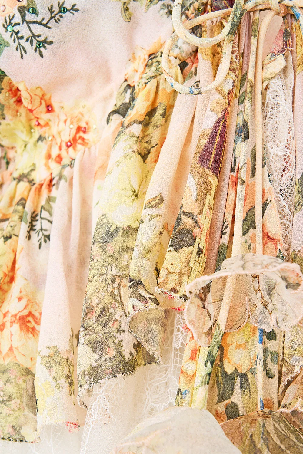 COLD SHOULDER RUFFLE TOP TWILIGHT IN ISTANBUL sold by Camilla product image thumbnail 3