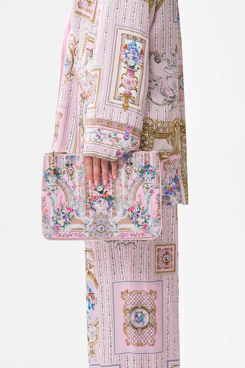 SMALL CANVAS CLUTCH PALATIAL PASTELS sold by Camilla product image thumbnail 5