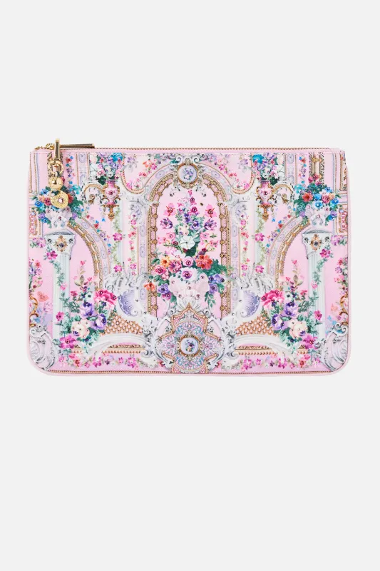 SMALL CANVAS CLUTCH PALATIAL PASTELS sold by Camilla