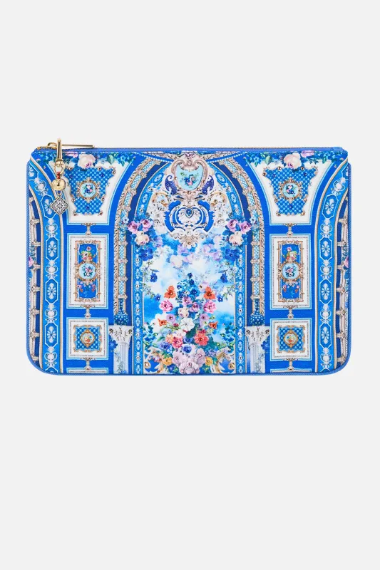 SMALL CANVAS CLUTCH OTTOMAN OPULENCE sold by Camilla