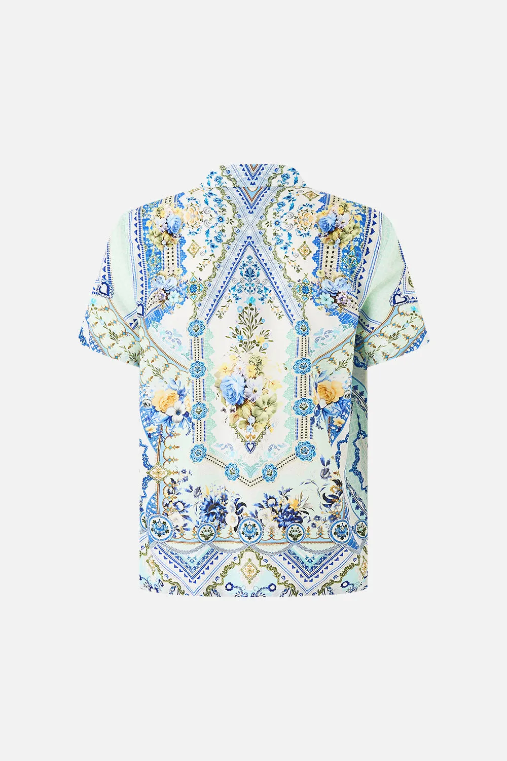 SHORT SLEEVE CAMP COLLARED SHIRT MY HOMESPUN HEART sold by Camilla product image thumbnail 2