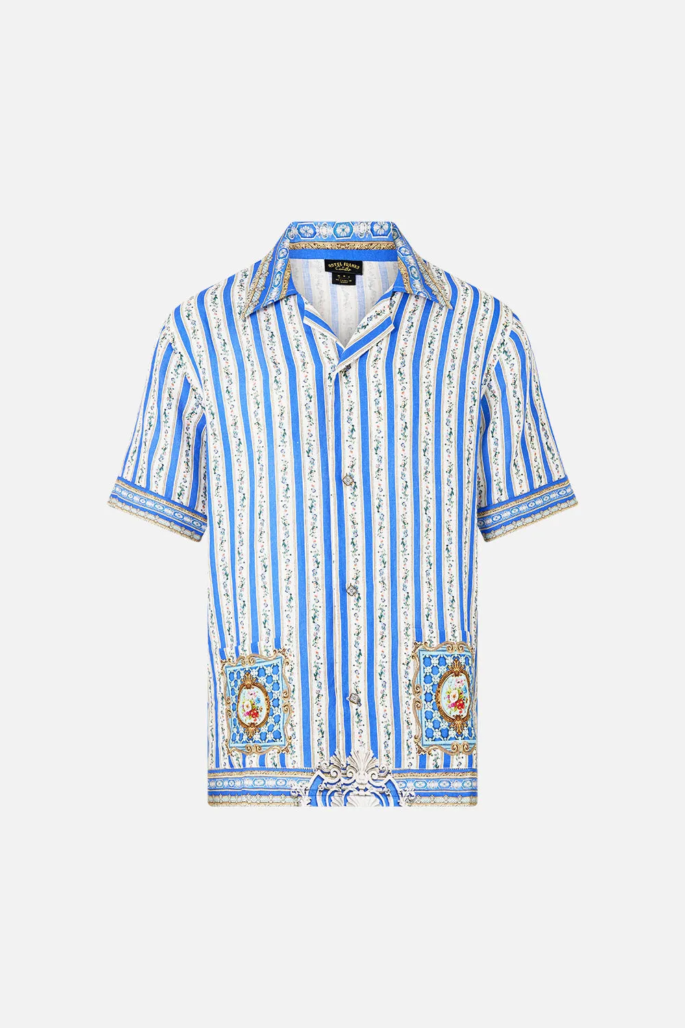 SHORT SLEEVE CABANA SHIRT OTTOMAN OPULENCE sold by Camilla
