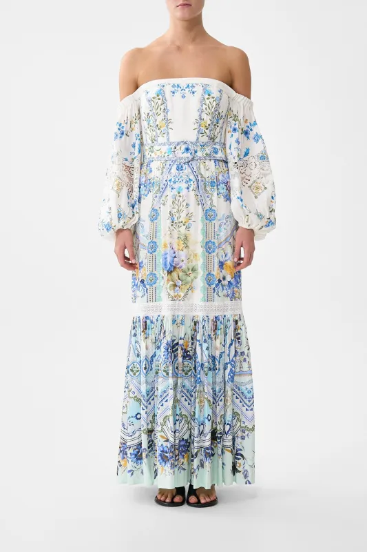 PUFF SLEEVE CORSET DRESS MY HOMESPUN HEART sold by Camilla