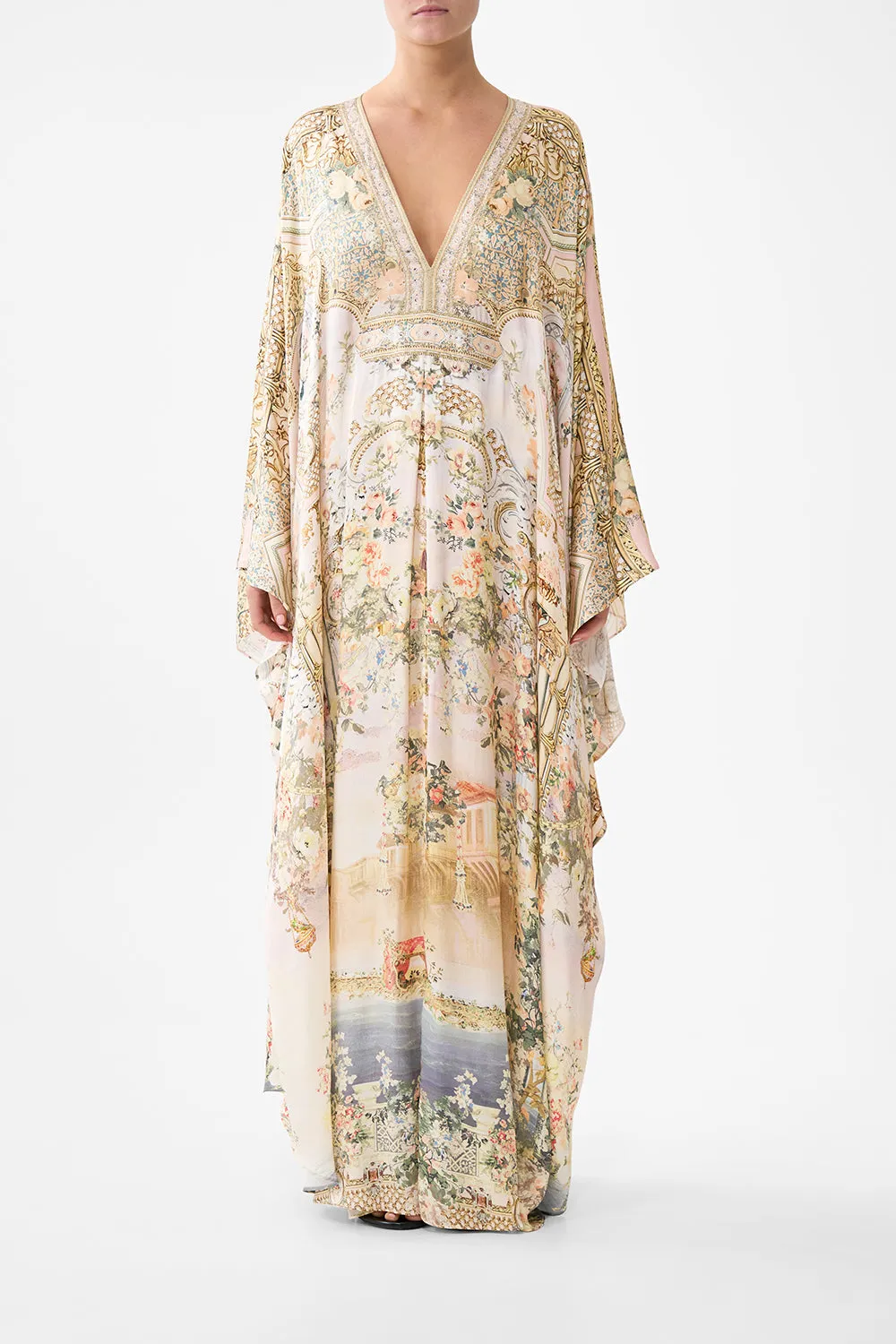 LONG KAFTAN WITH WAIST DETAIL TWILIGHT IN ISTANBUL sold by Camilla