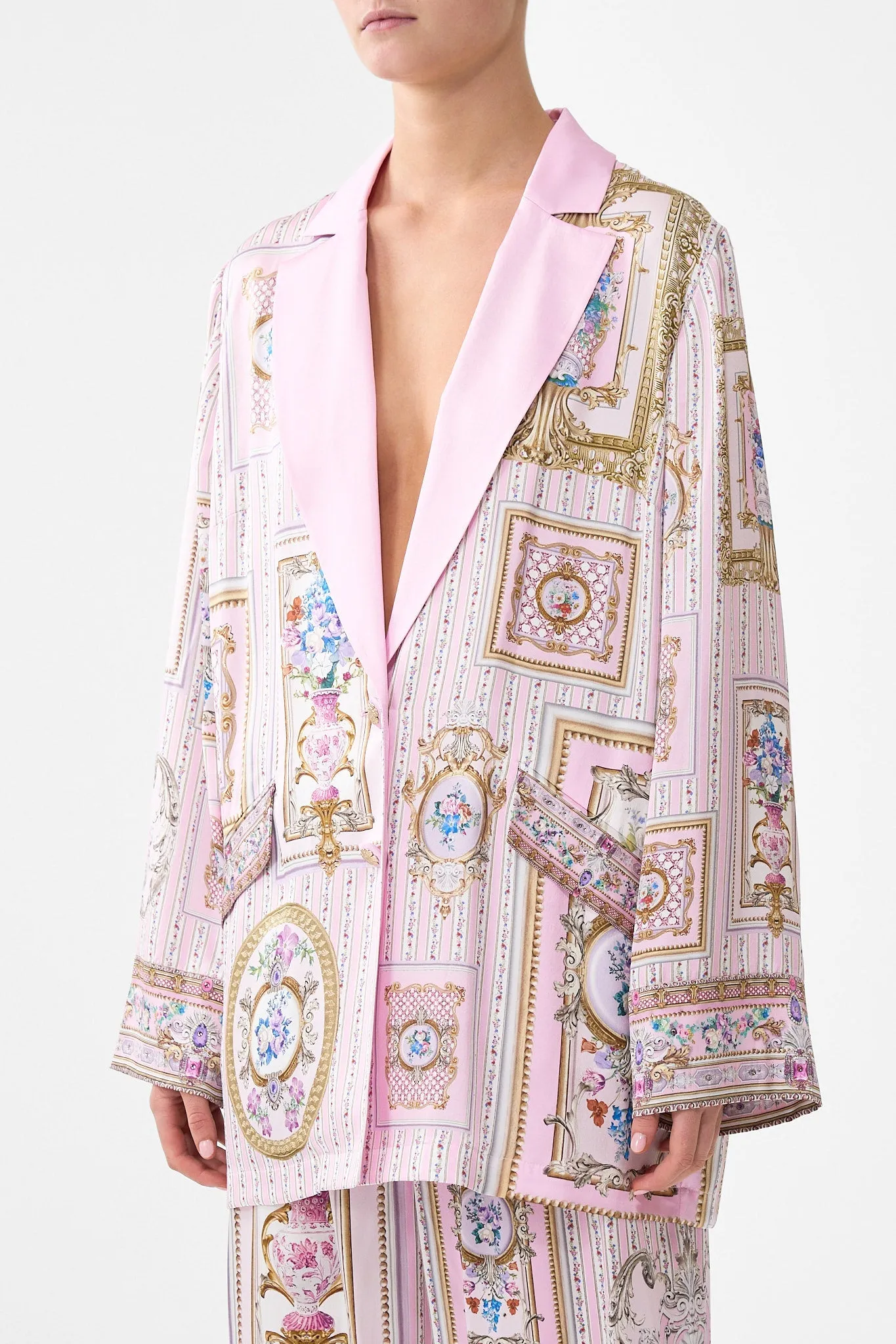 RELAXED SUIT JACKET PALATIAL PASTELS sold by Camilla product image thumbnail 4