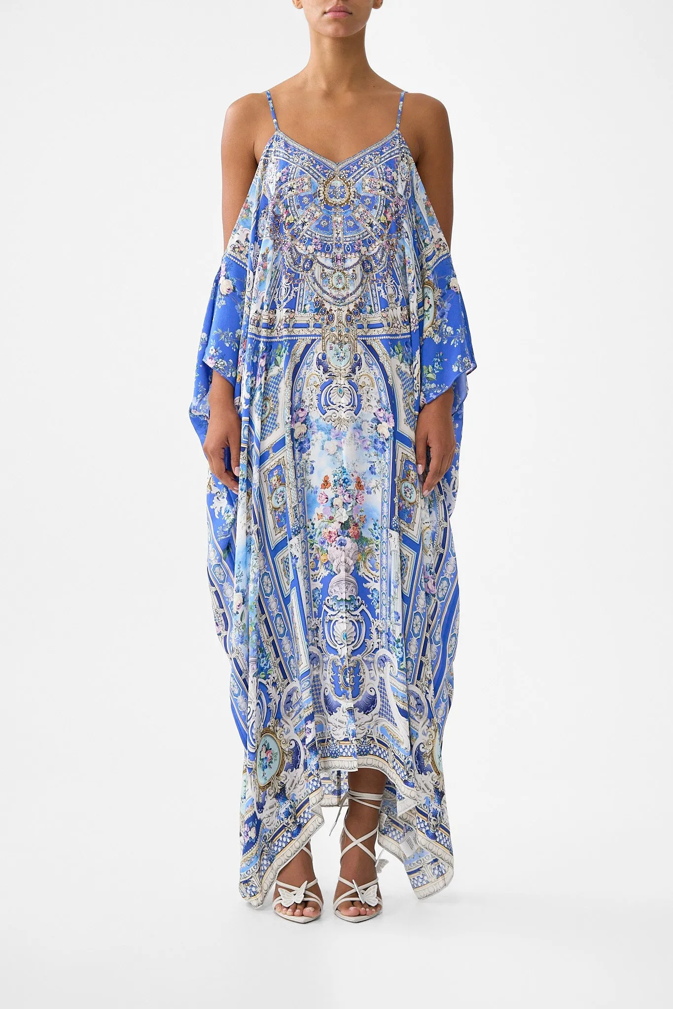 DROP SHOULDER STRAP KAFTAN OTTOMAN OPULENCE sold by Camilla