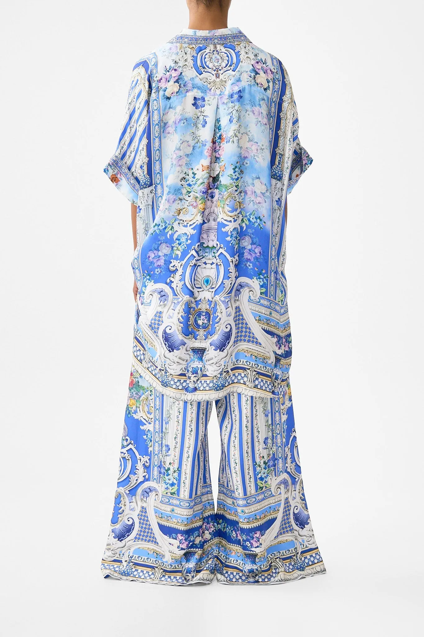 WIDE LEG TROUSER WITH FRONT POCKETS OTTOMAN OPULENCE sold by Camilla product image thumbnail 2