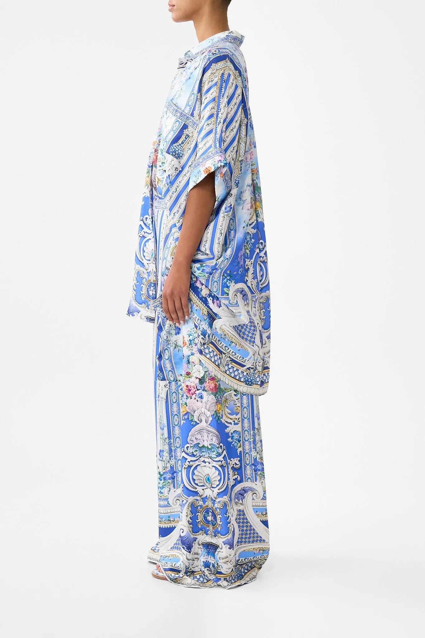 WIDE LEG TROUSER WITH FRONT POCKETS OTTOMAN OPULENCE sold by Camilla product image thumbnail 3