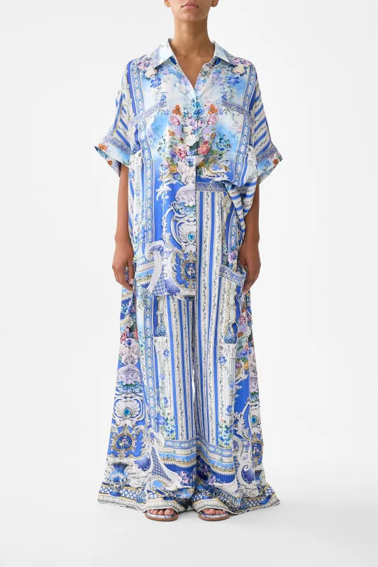 WIDE LEG TROUSER WITH FRONT POCKETS OTTOMAN OPULENCE sold by Camilla