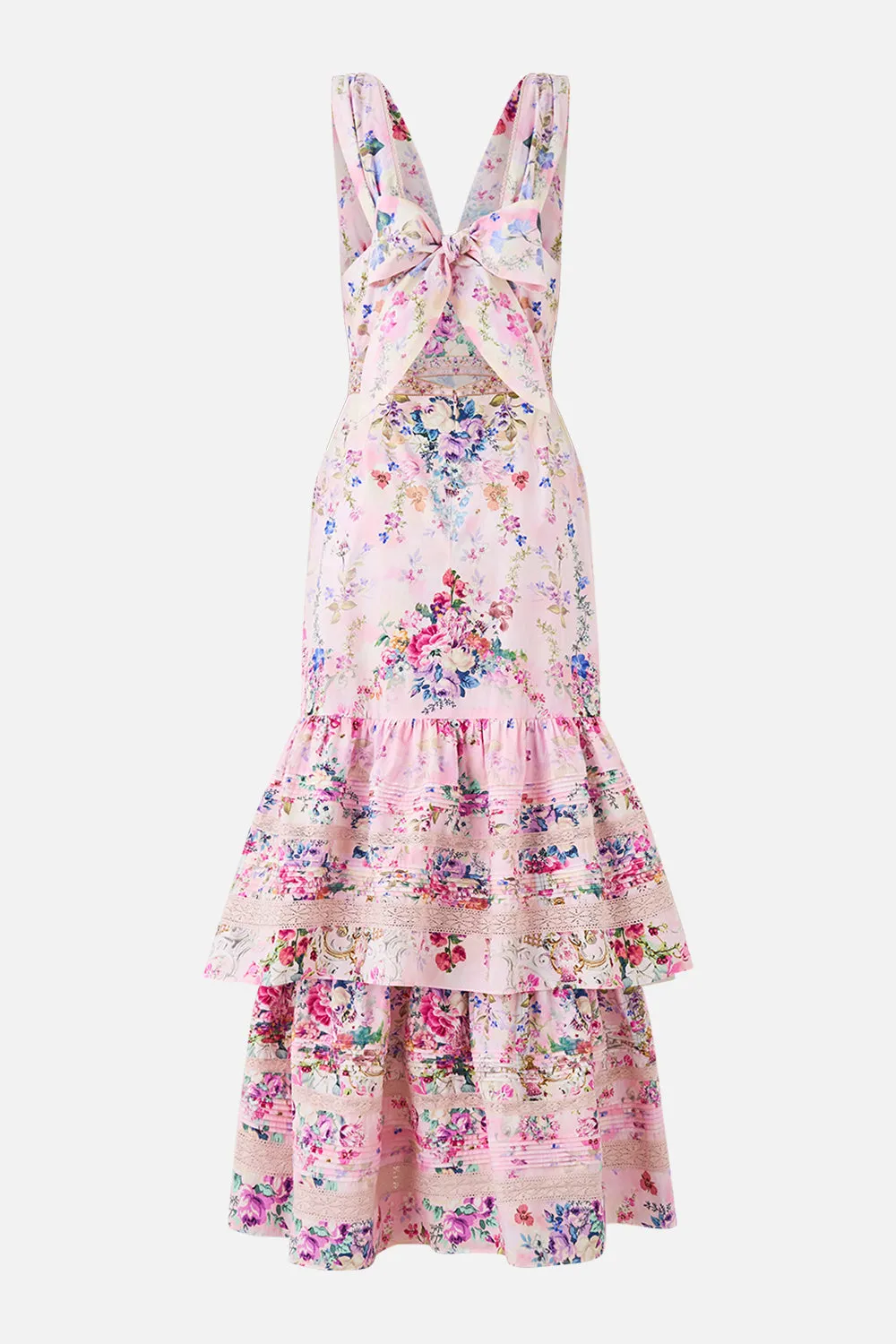 TWO TIERED GATHERED RUFFLE DRESS PALATIAL PASTELS sold by Camilla product image thumbnail 2