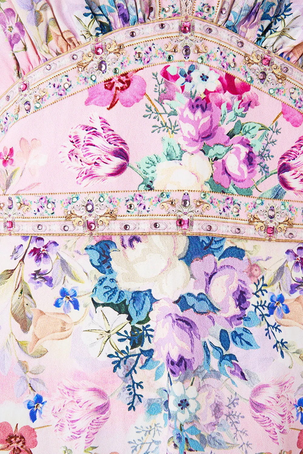 TWO TIERED GATHERED RUFFLE DRESS PALATIAL PASTELS sold by Camilla product image thumbnail 3