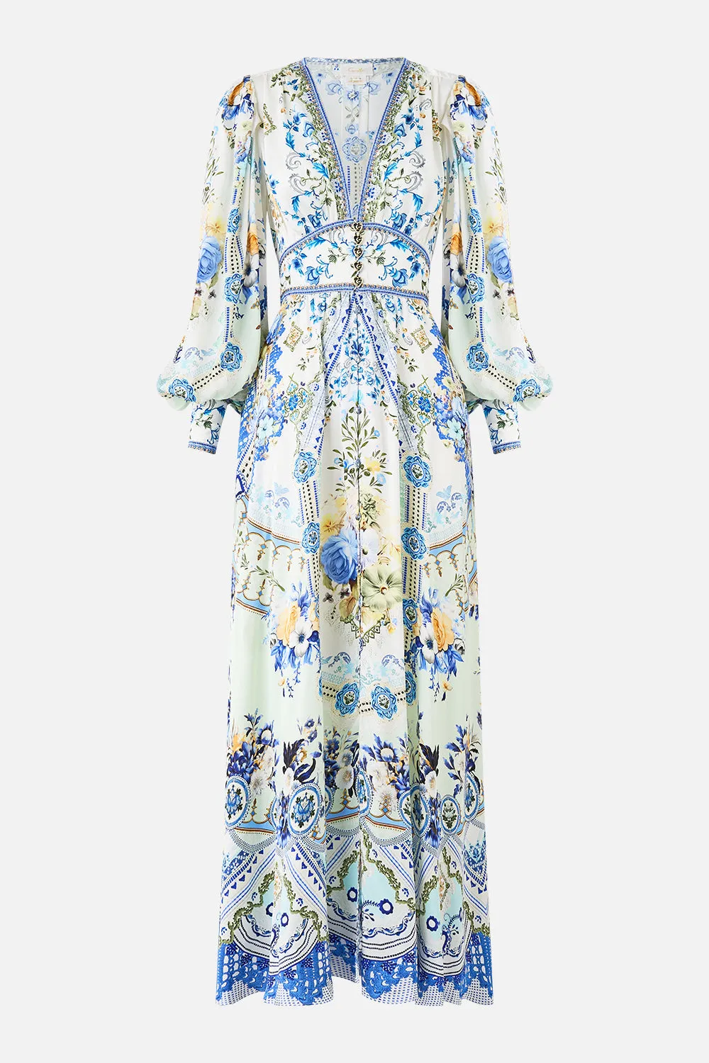 SHAPED WAISTBAND DRESS WITH GATHERED SLEEVES MY HOMESPUN HEART sold by Camilla product image thumbnail 3