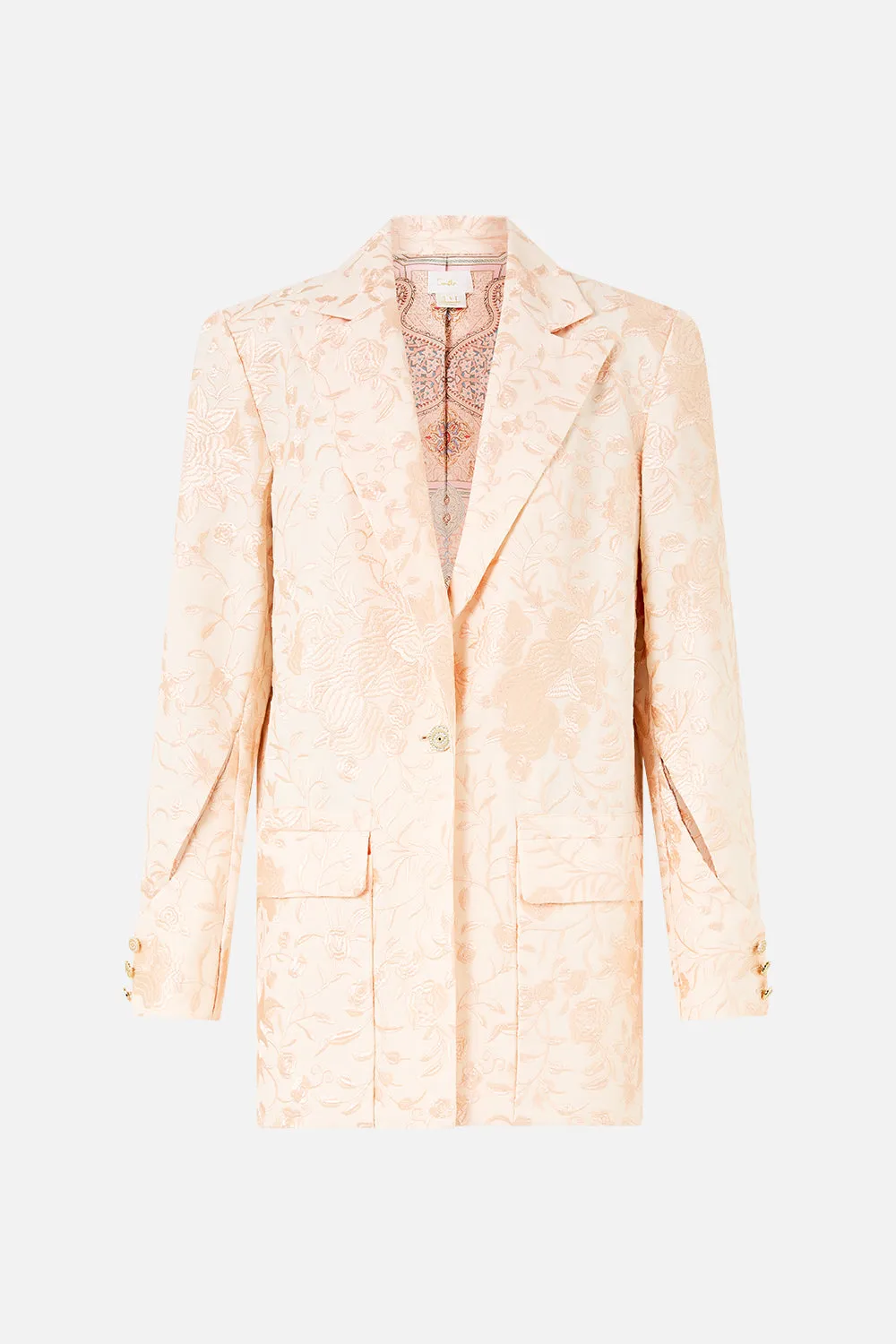 JACKET WITH SLEEVE CUT OUT DETAIL TWILIGHT IN ISTANBUL sold by Camilla product image thumbnail 3