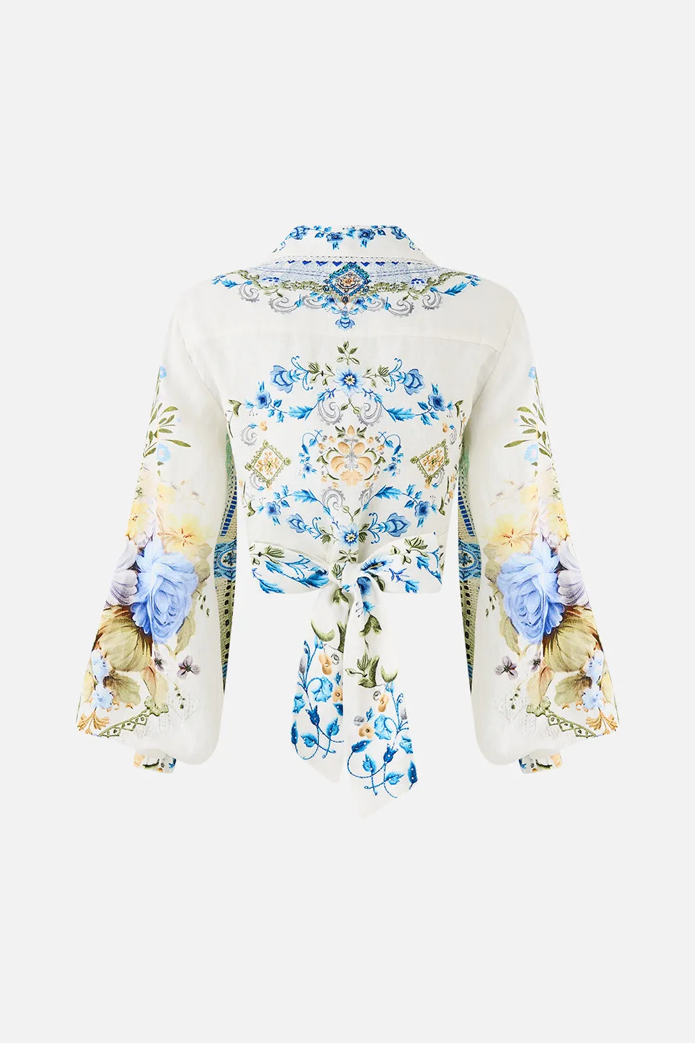 CROPPED WRAP SHIRT MY HOMESPUN HEART sold by Camilla product image thumbnail 2