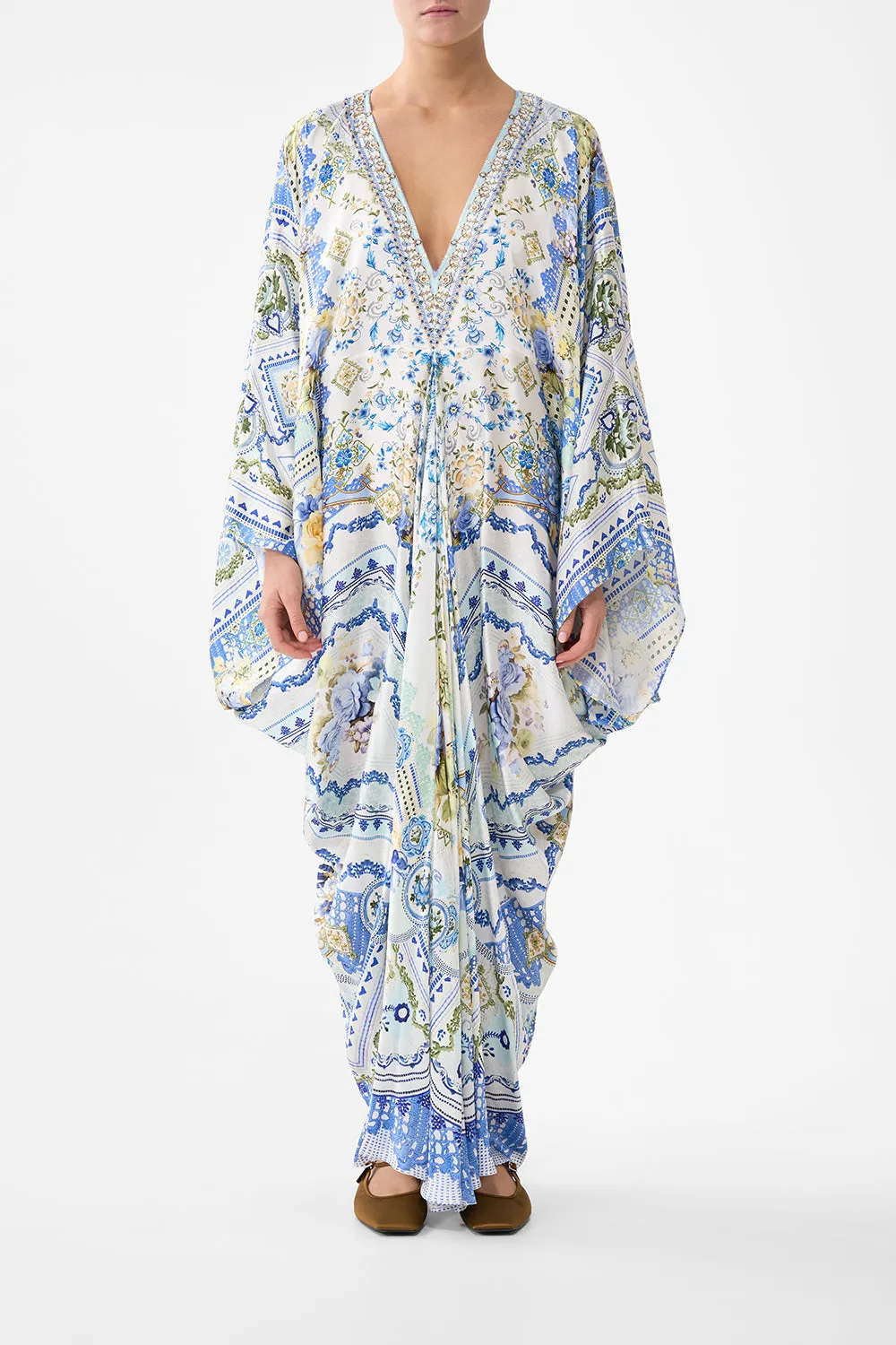 T SHAPE LONG KAFTAN MY HOMESPUN HEART sold by Camilla